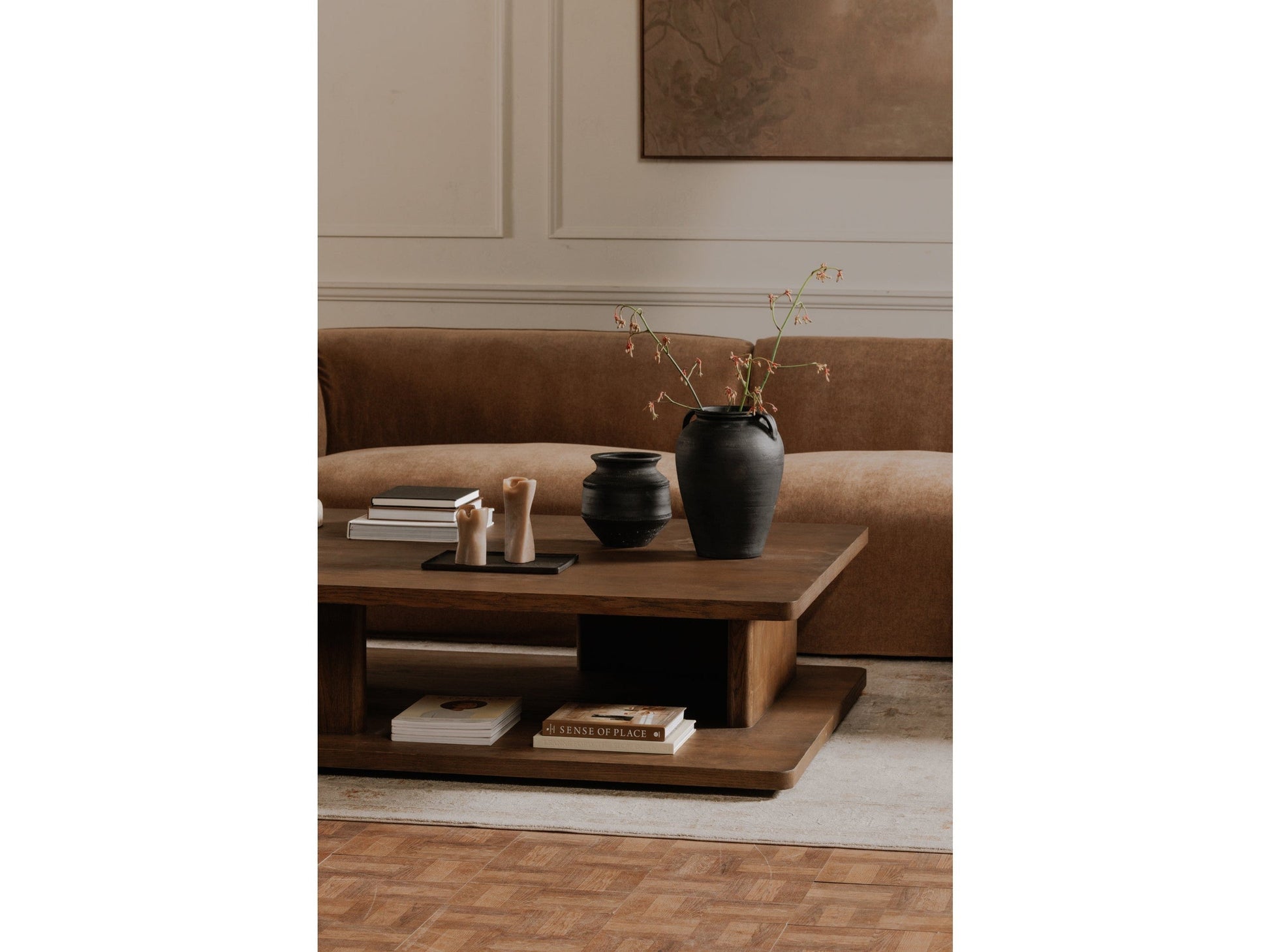 Casey Dark Brown Large Coffee Table - Ornate Home