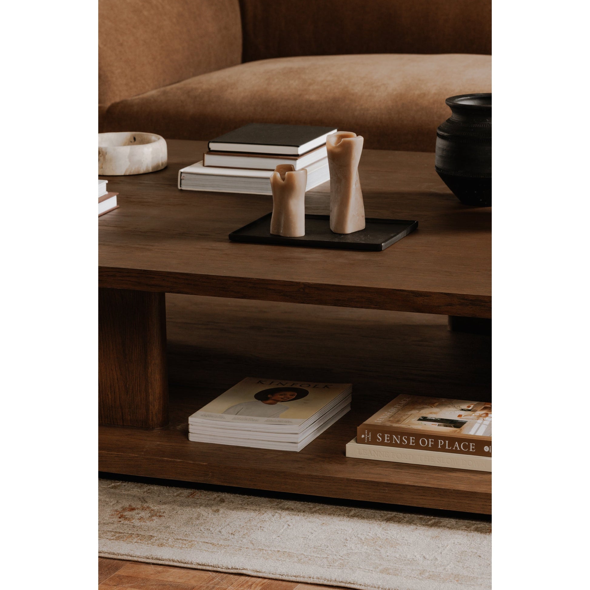 Casey Dark Brown Large Coffee Table - Ornate Home