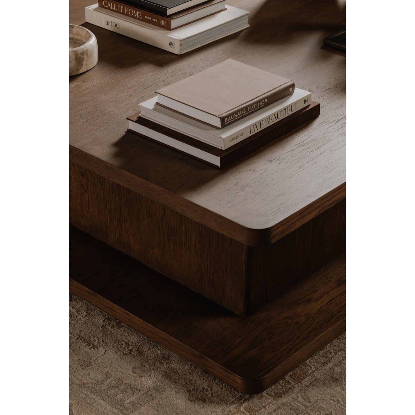 Casey Dark Brown Large Coffee Table - Ornate Home