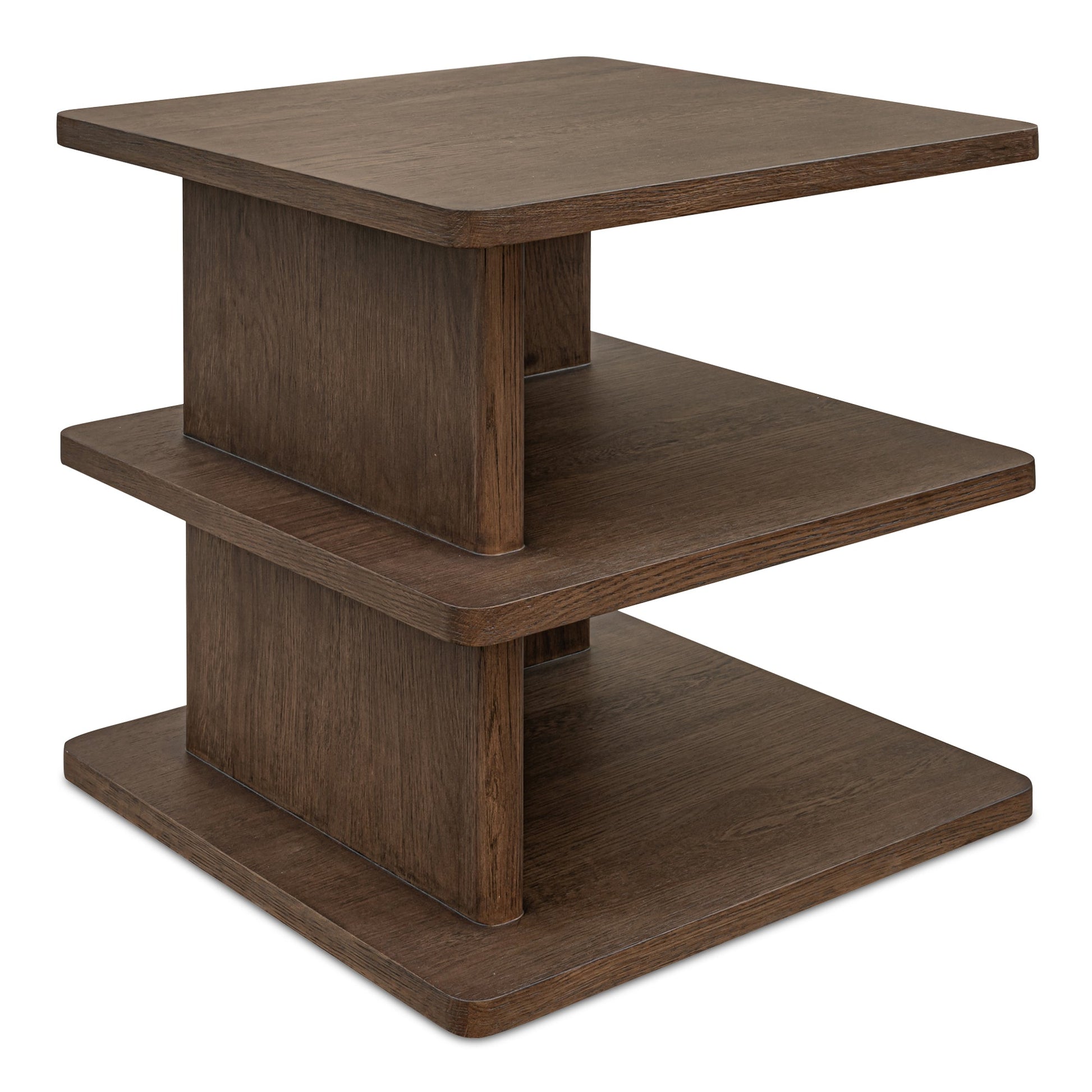 Casey Dark Brown Side Table - Ornate Home