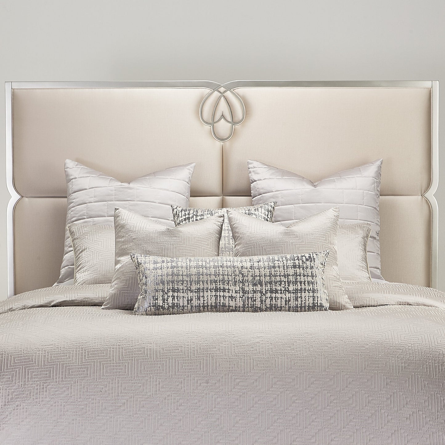 Casey Platinum Comforter Set - Ornate Home