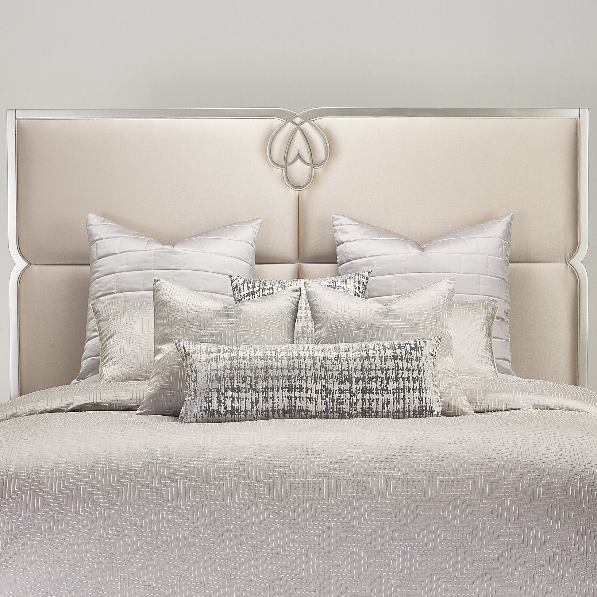 Casey Platinum Comforter Set - Ornate Home