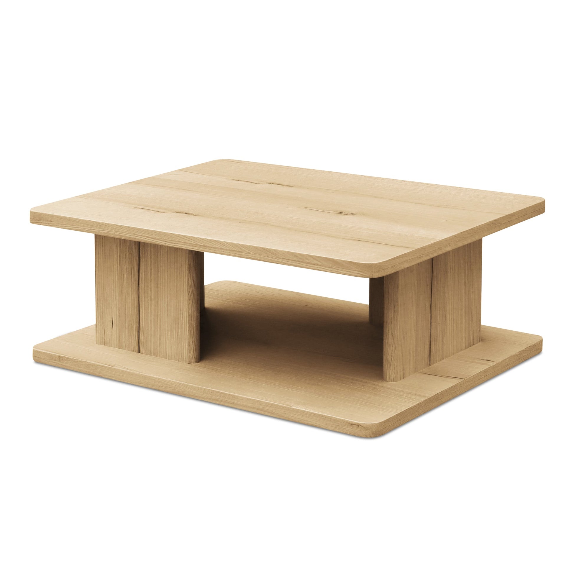 Casey Rustic Oak Small Coffee Table - Ornate Home