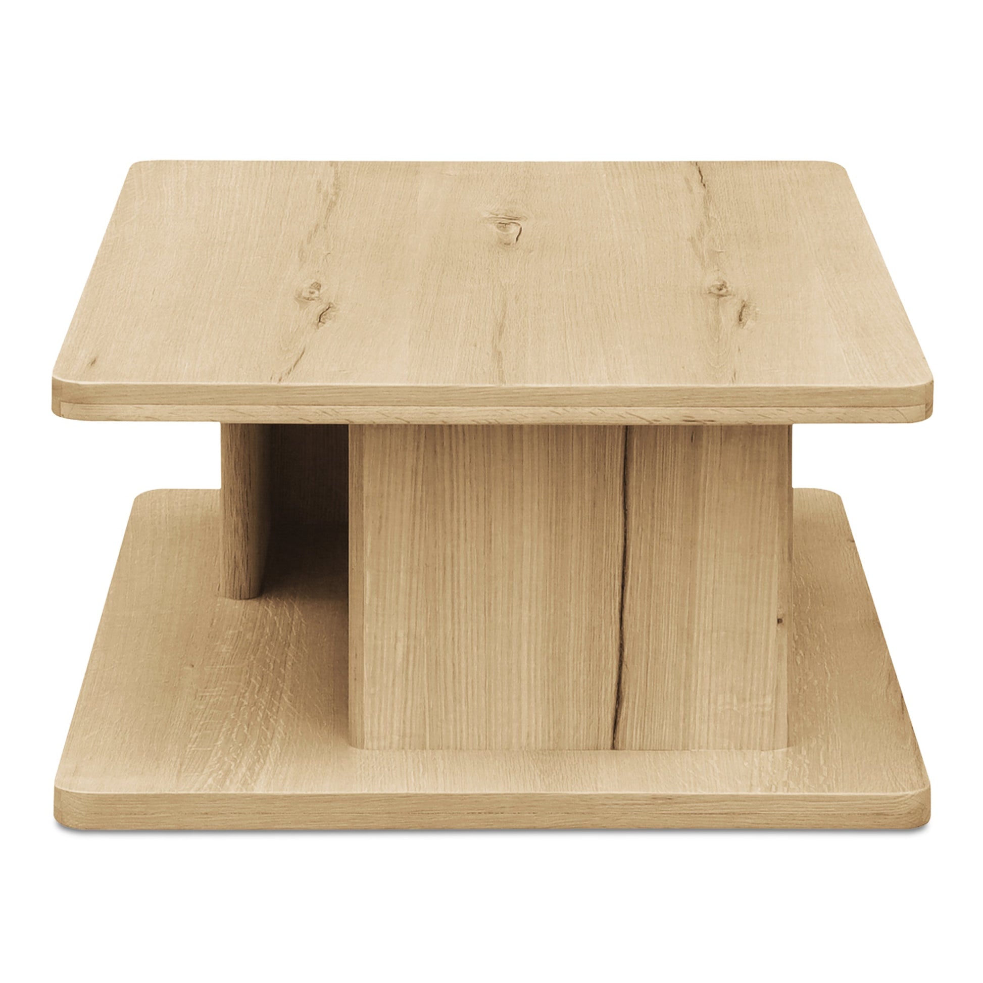Casey Rustic Oak Small Coffee Table - Ornate Home