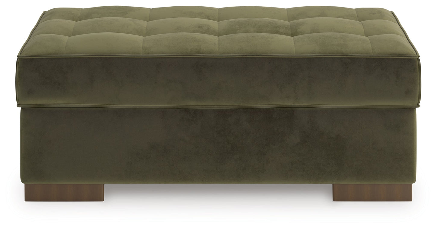 Caspian-Town Olive Oversized Accent Ottoman- Viva Furn