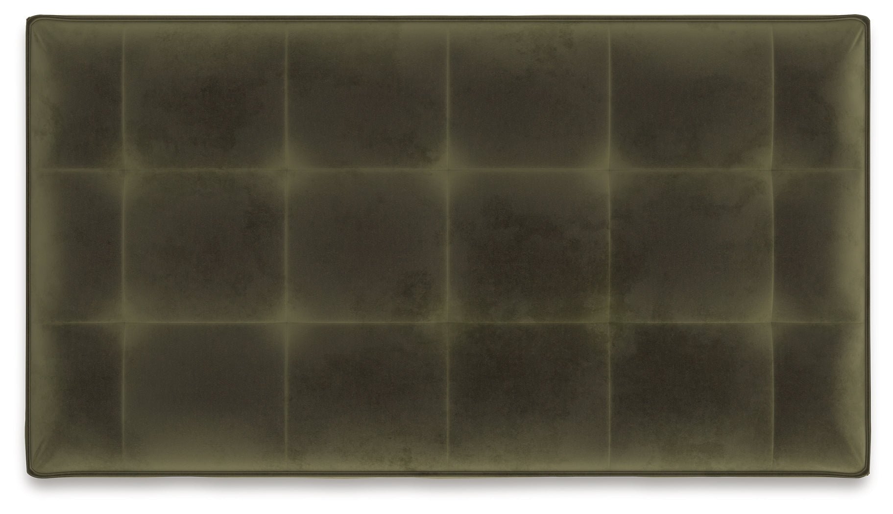 Caspian-Town Olive Oversized Accent Ottoman- Viva Furn