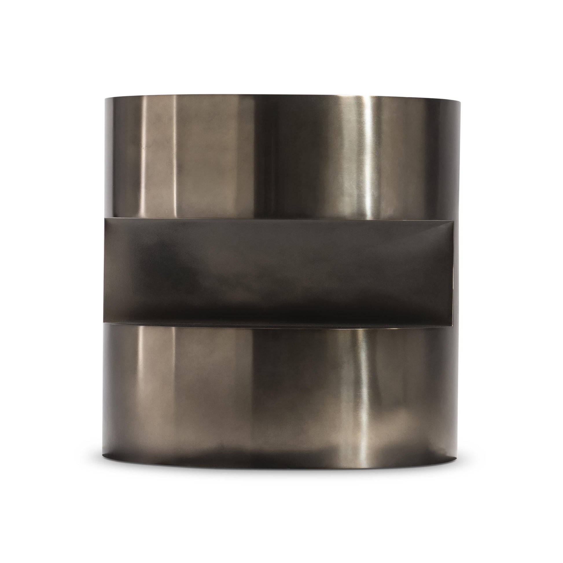 Cassie Dark Bronze Side Table - Ornate Home