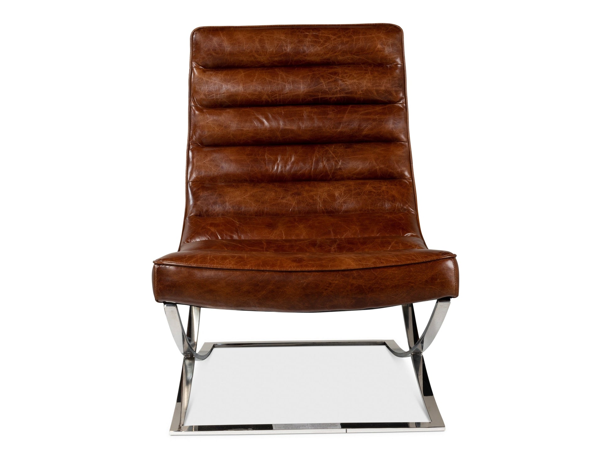 Cassino Brown Lounge Chair - Ornate Home