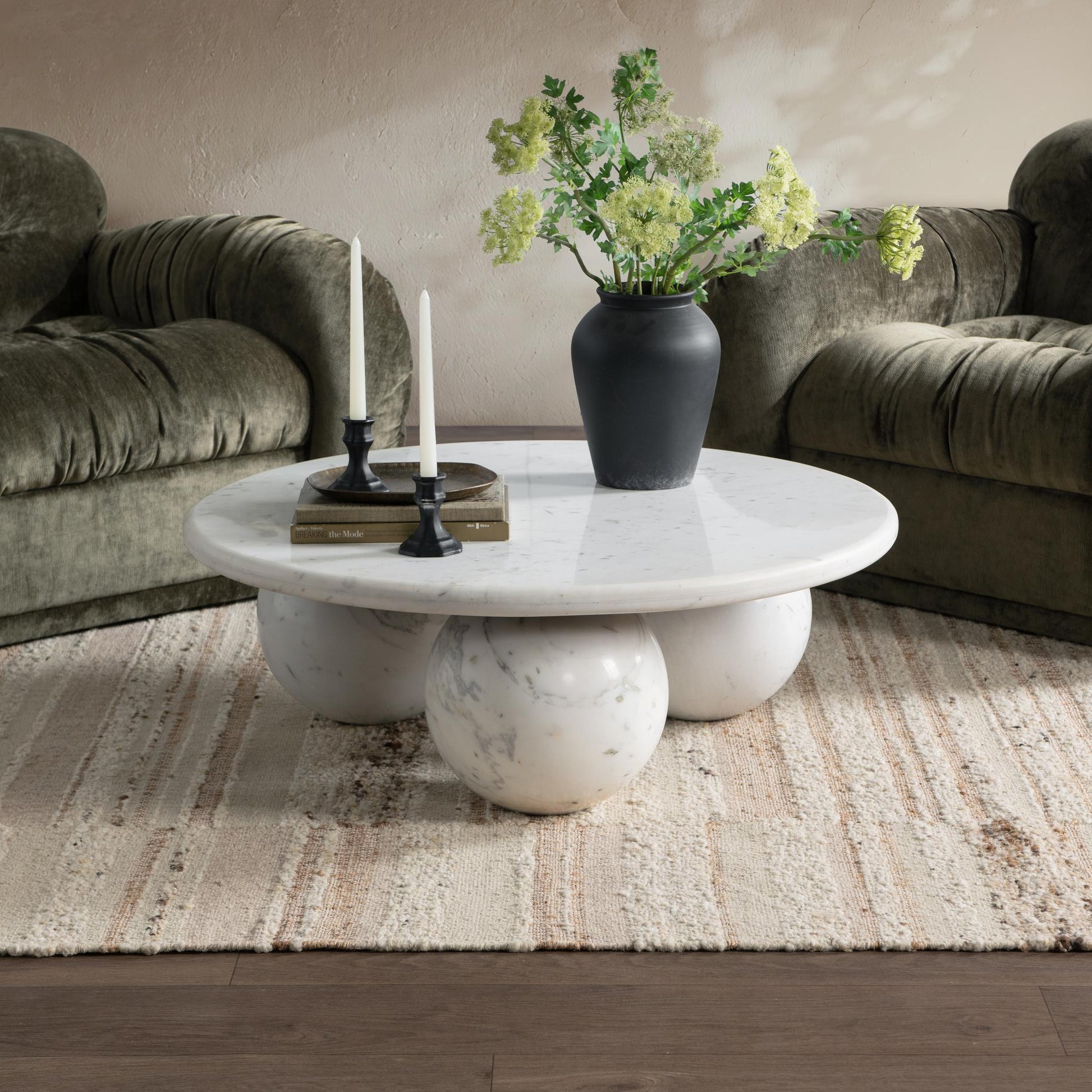 Castello Atenea White Coffee Table - Ornate Home