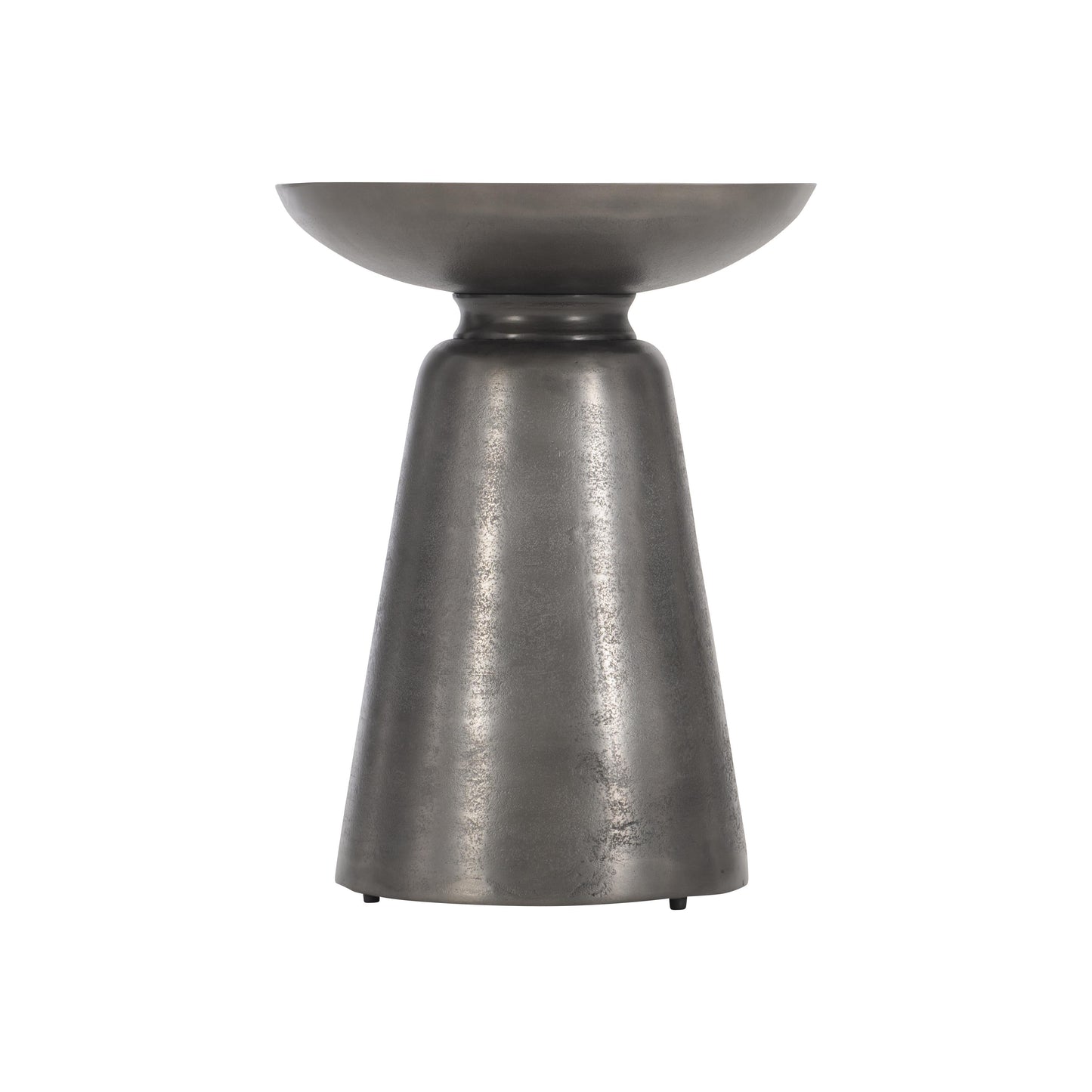 Catalan Matte Graphite Outdoor Accent Table - Ornate Home