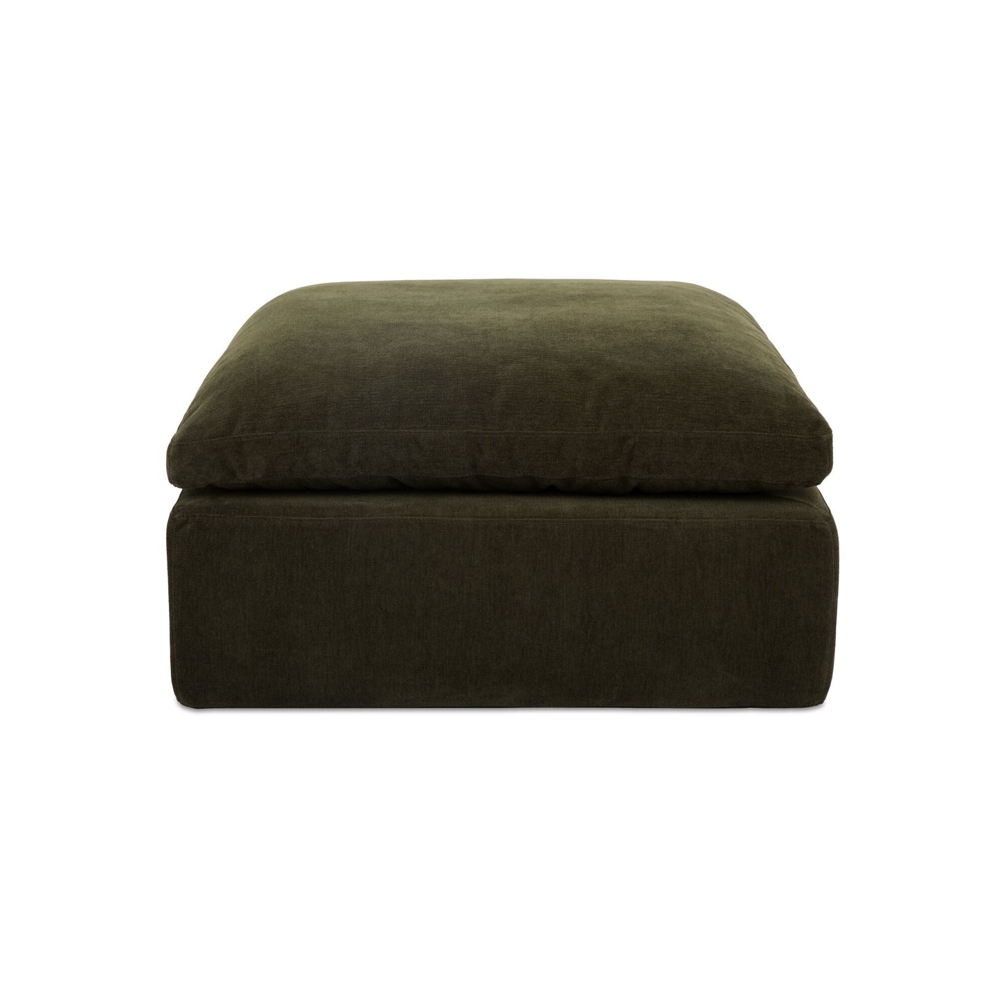 Cates Dark Green Ottoman - Ornate Home