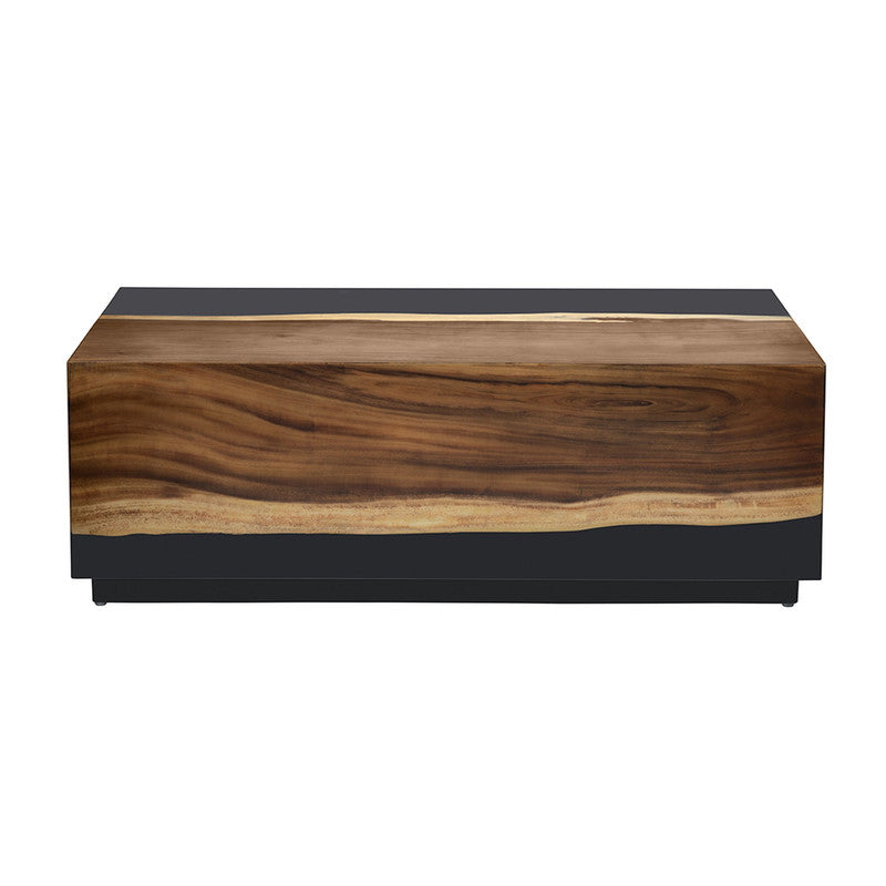 Cavallo Black/Brown Cocktail Table - Ornate Home