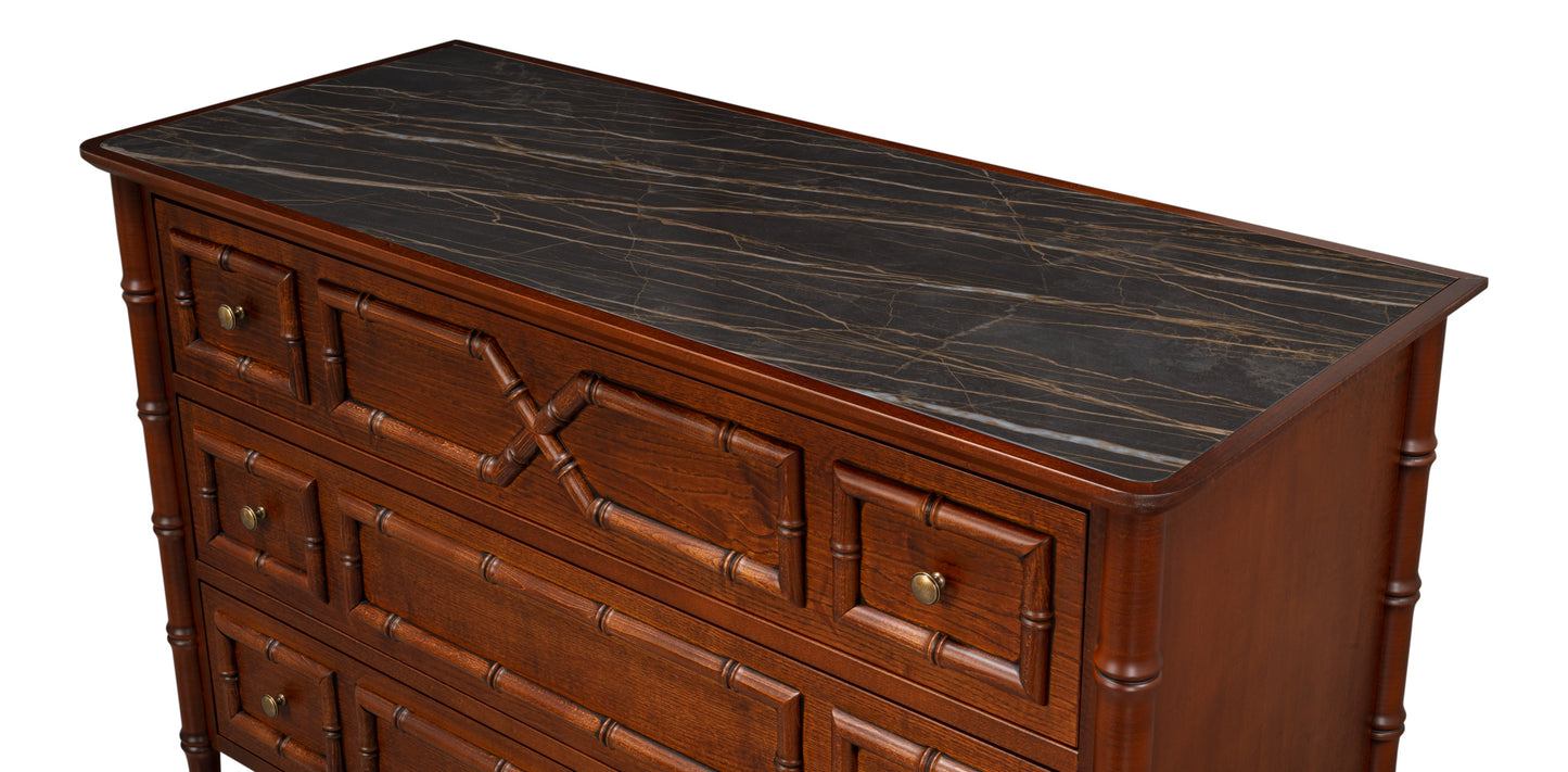 Cayman Brown Commode Chest - Ornate Home