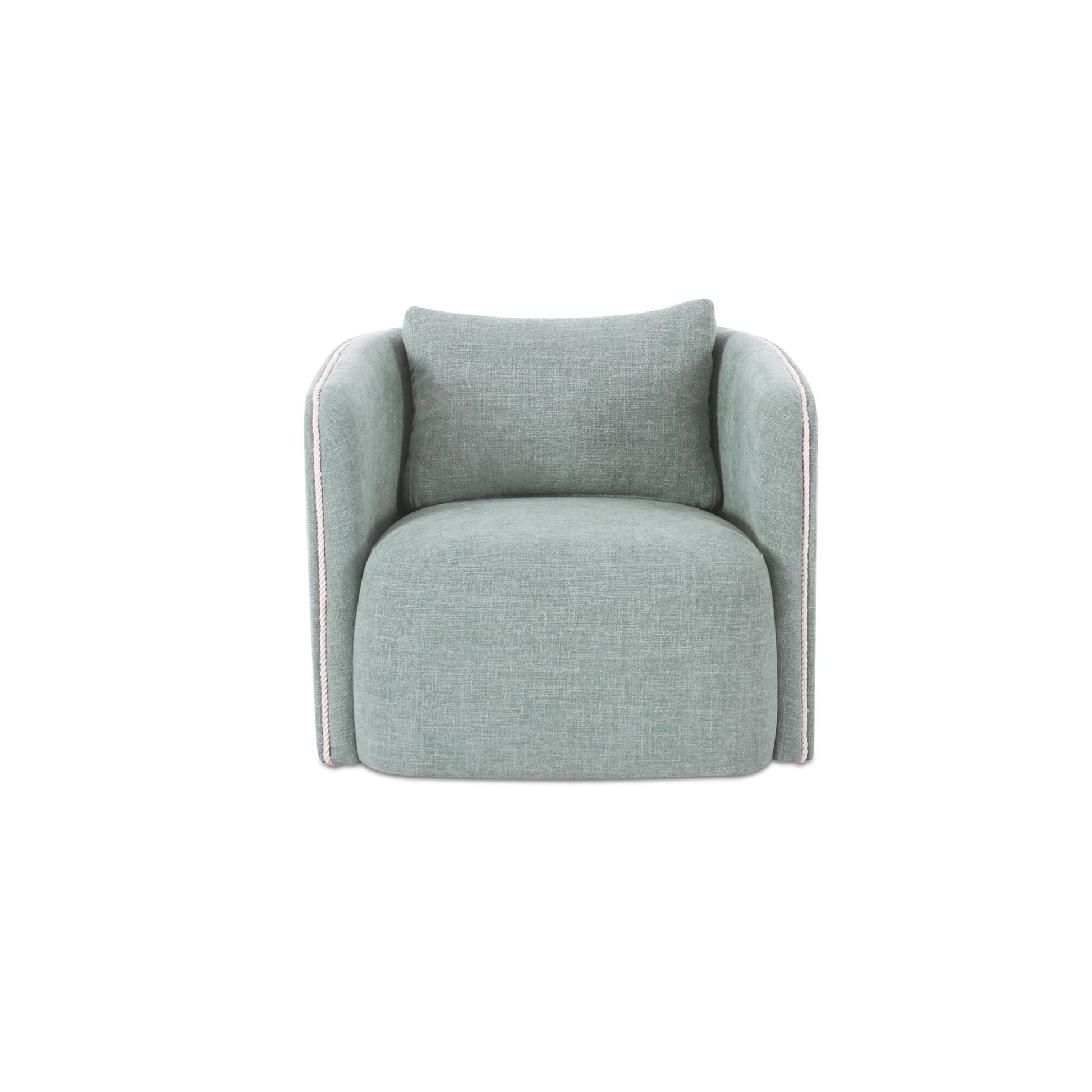 Cecil Light Blue Accent Chair - Ornate Home