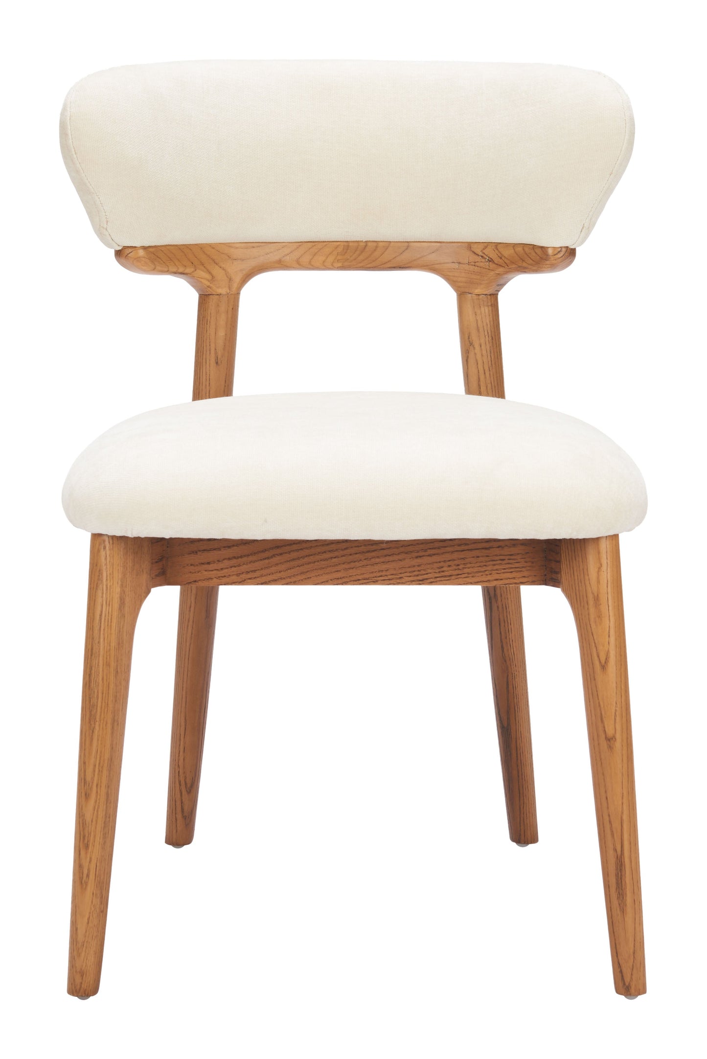 Cedar White & Walnut Dining Chair (Set of 2) - Ornate Home