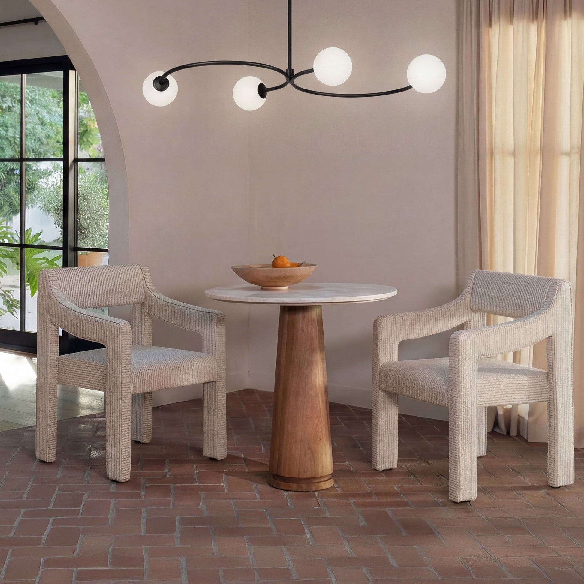 Cedric White Pendant Lamp - Ornate Home