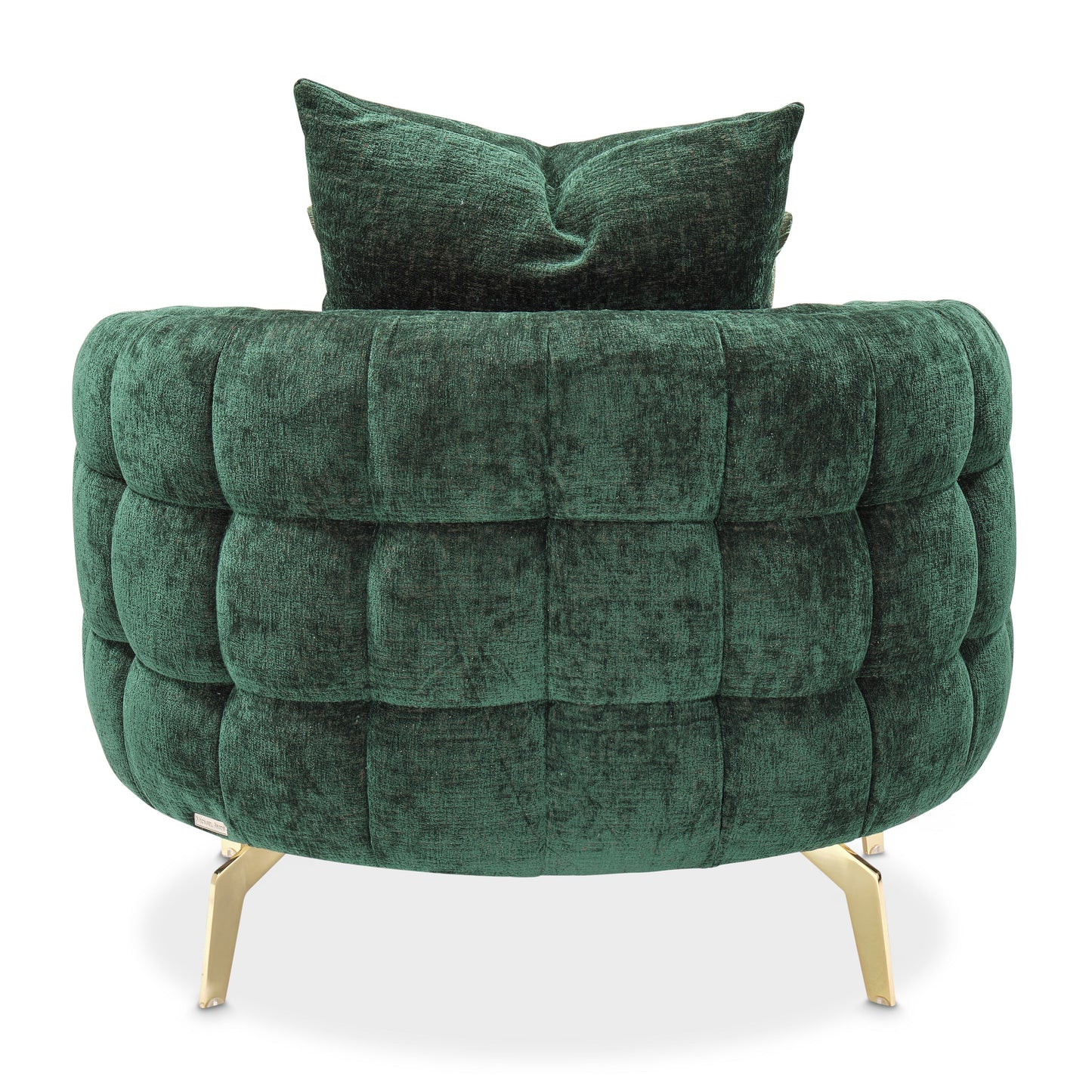 Celine Gold/Emerald Accent Chair - Ornate Home
