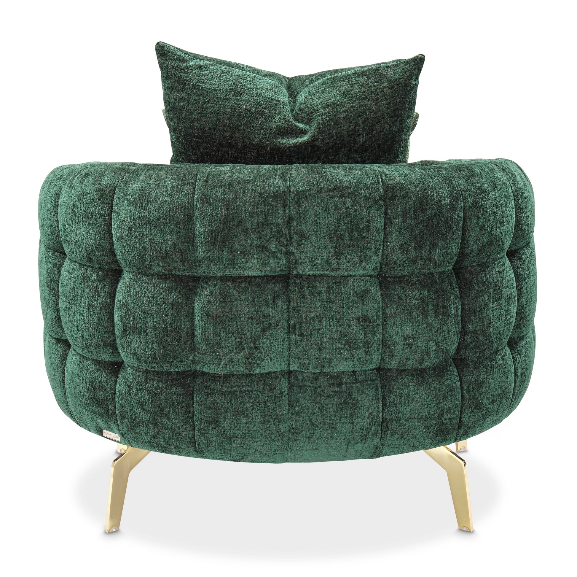 Celine Gold/Emerald Accent Chair - Ornate Home