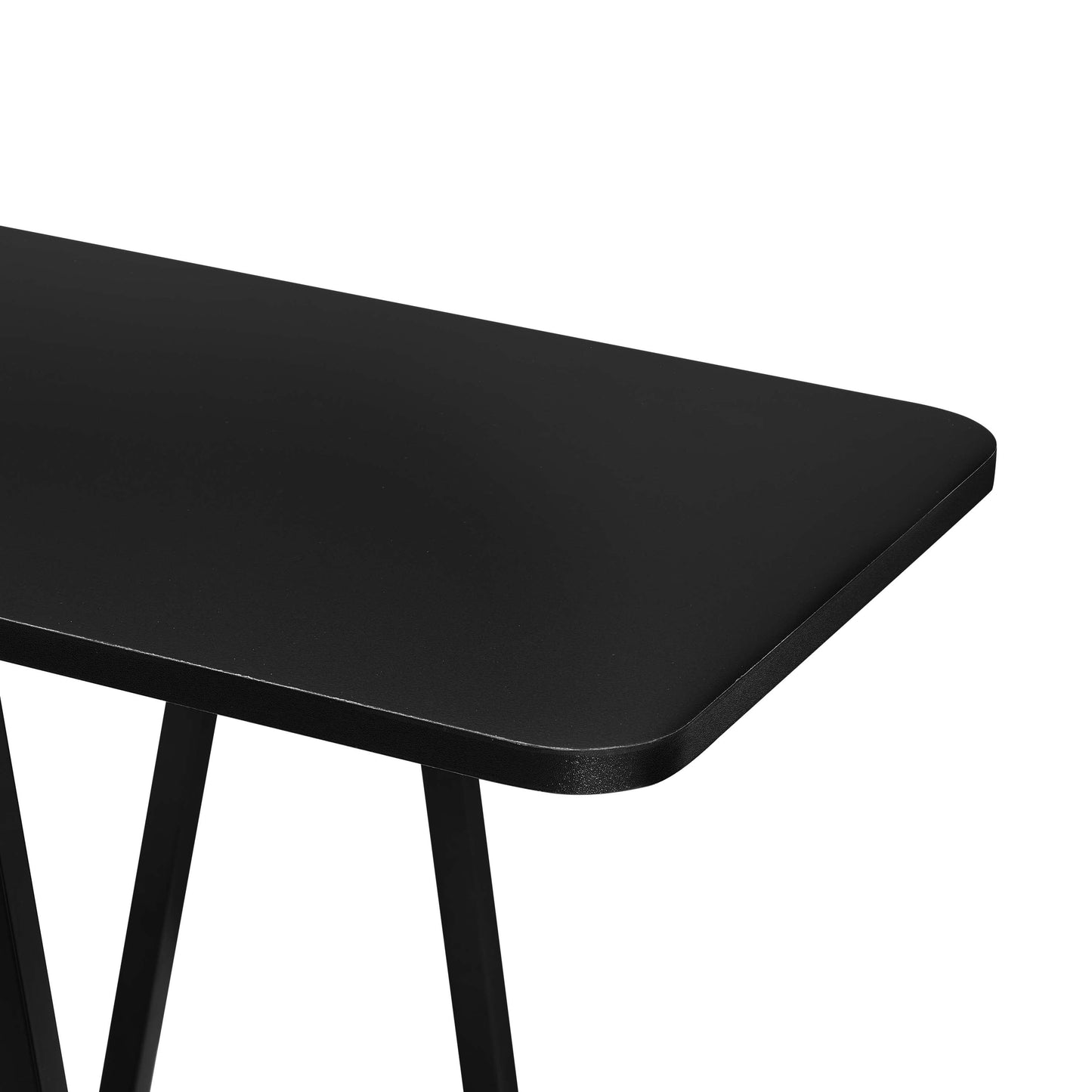 Celine Side Table Console in Black - Ornate Home