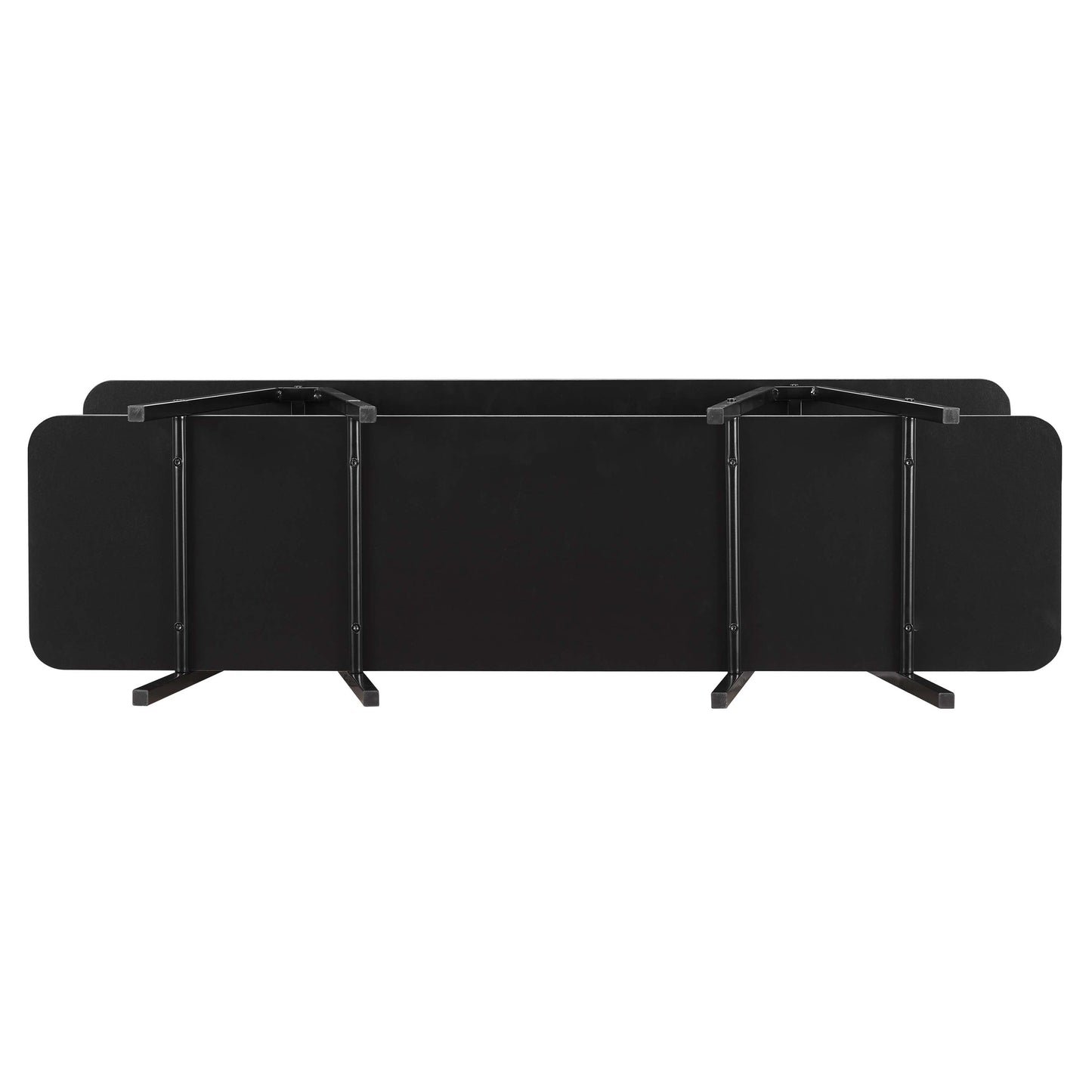 Celine Side Table Console in Black - Ornate Home