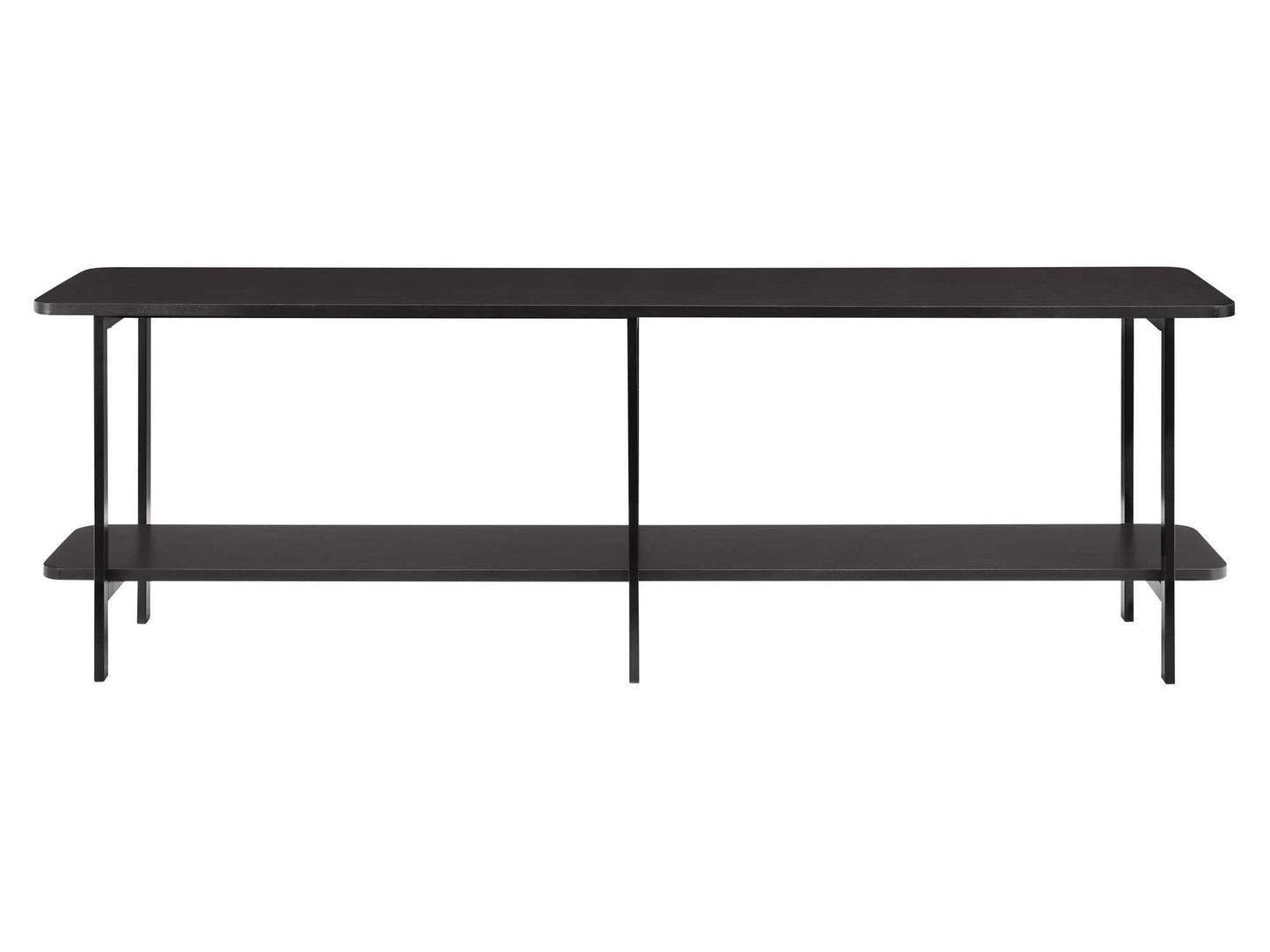 Celine Side Table Console in Black - Ornate Home