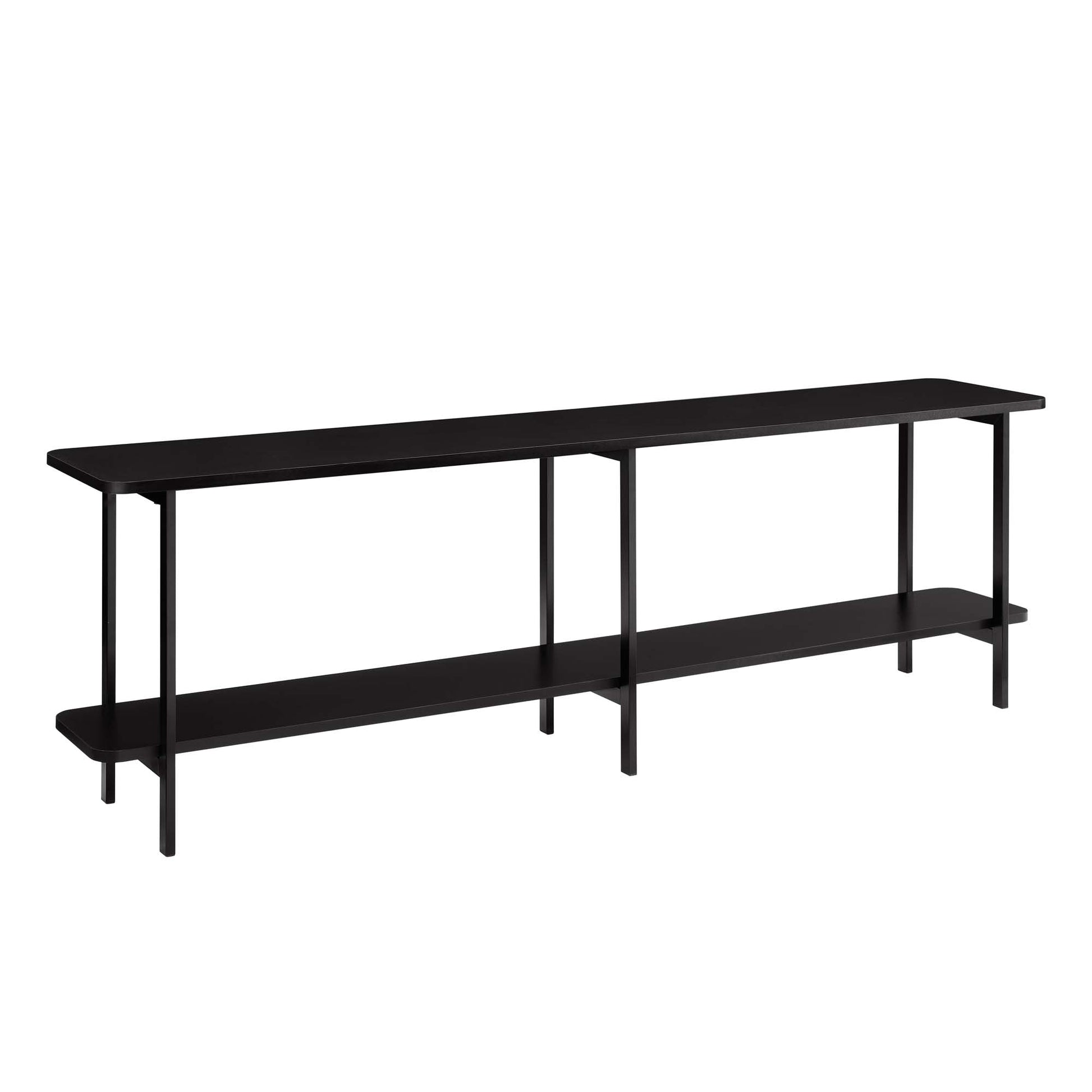 Celine Side Table Console in Black - Ornate Home