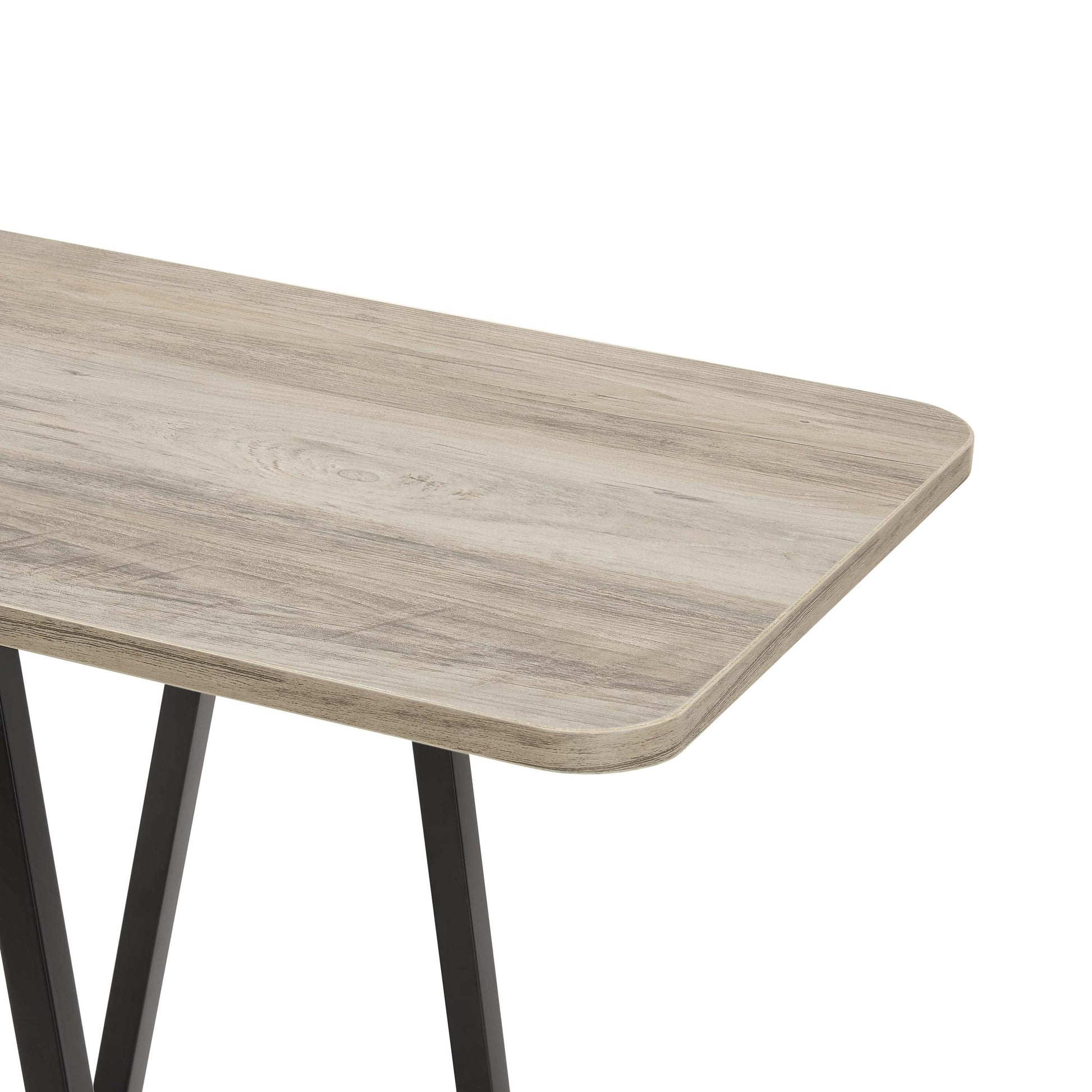 Celine Side Table Console in Rustic Grey - Ornate Home