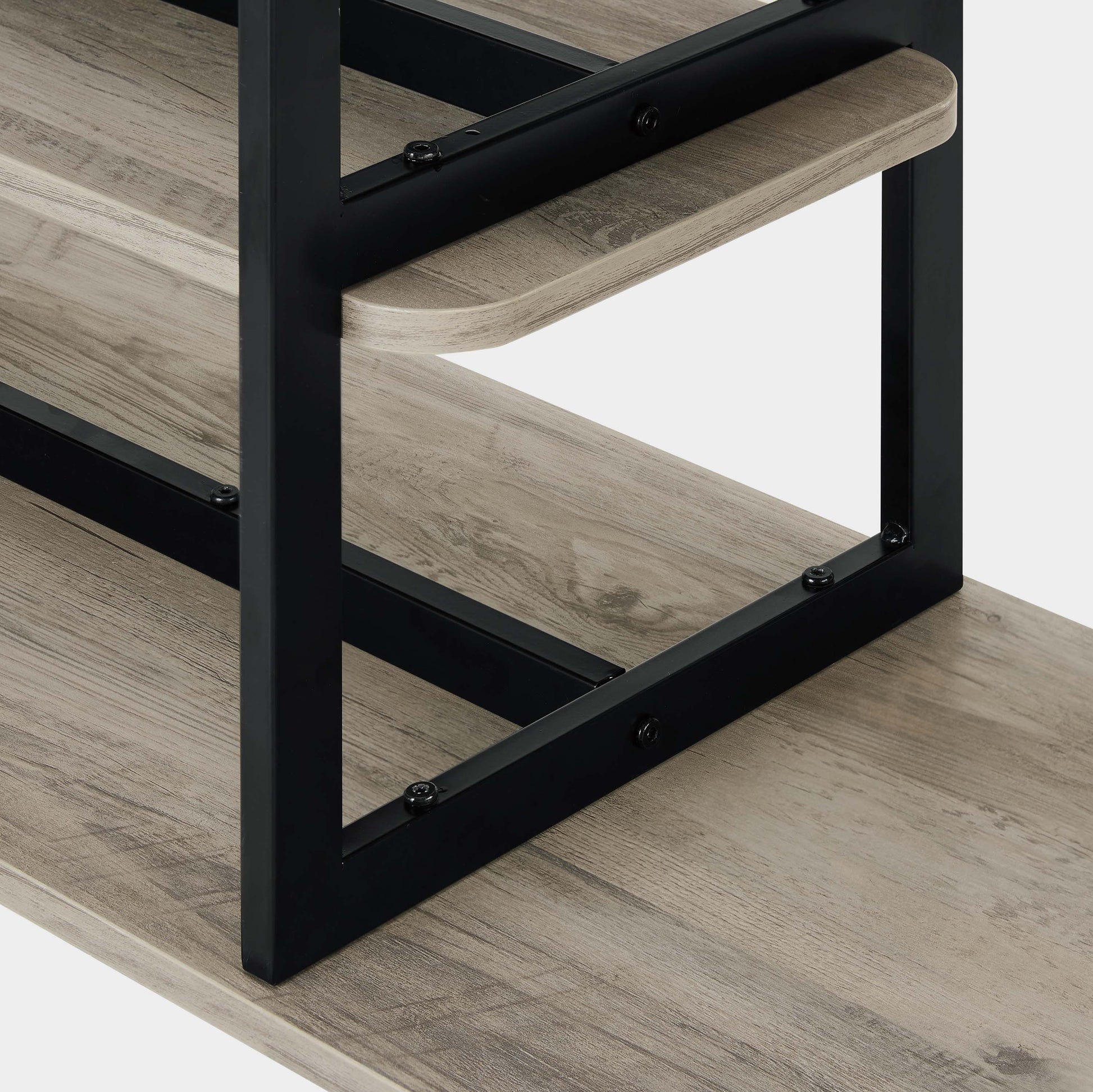 Celine Side Table Console in Rustic Grey - Ornate Home