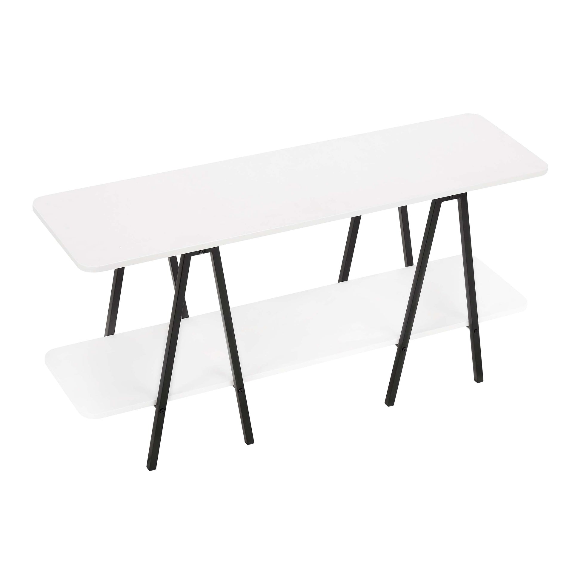 Celine Side Table Console in White - Ornate Home