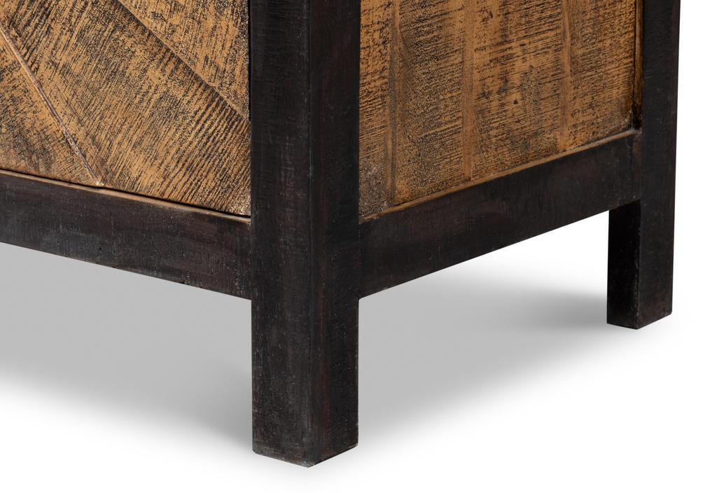 Centrum Brown Four Door Sideboard - Ornate Home