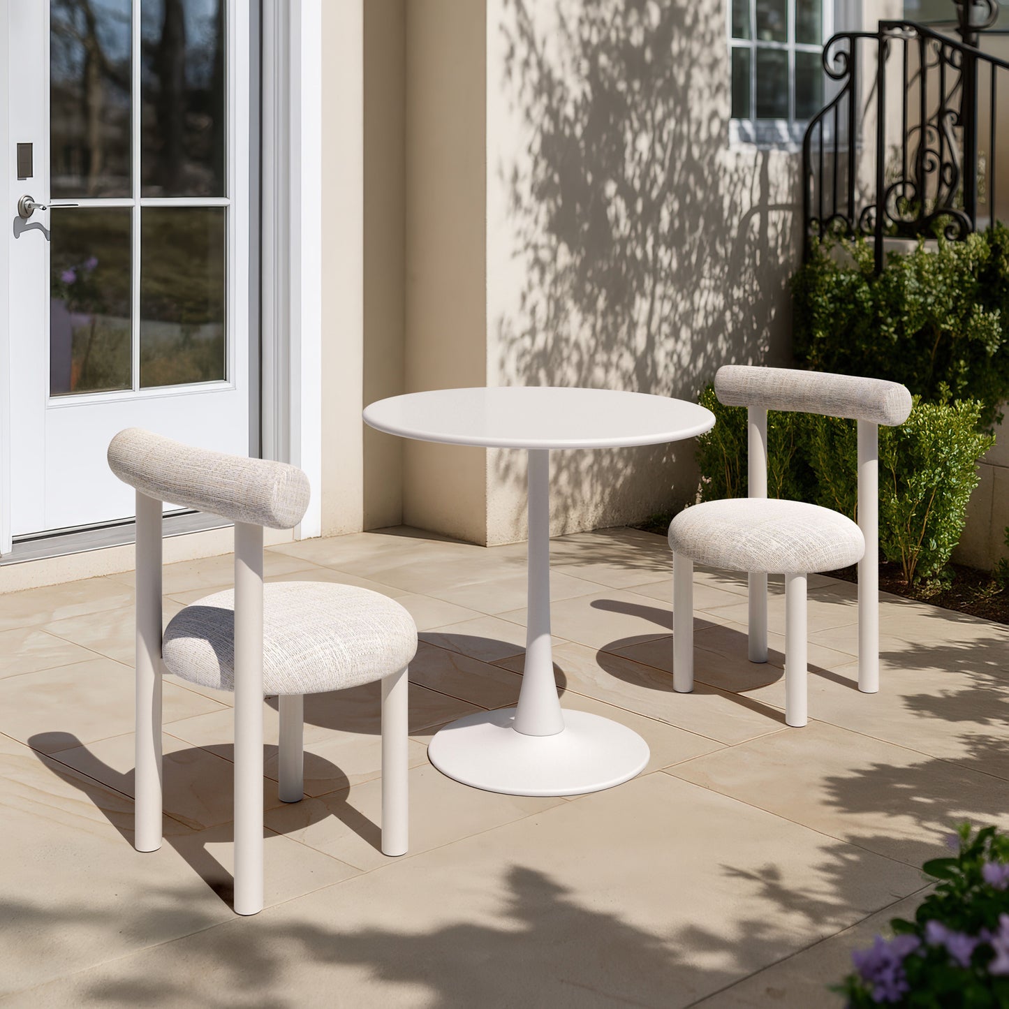 Ceres Beige Outdoor Dining Chair - Ornate Home