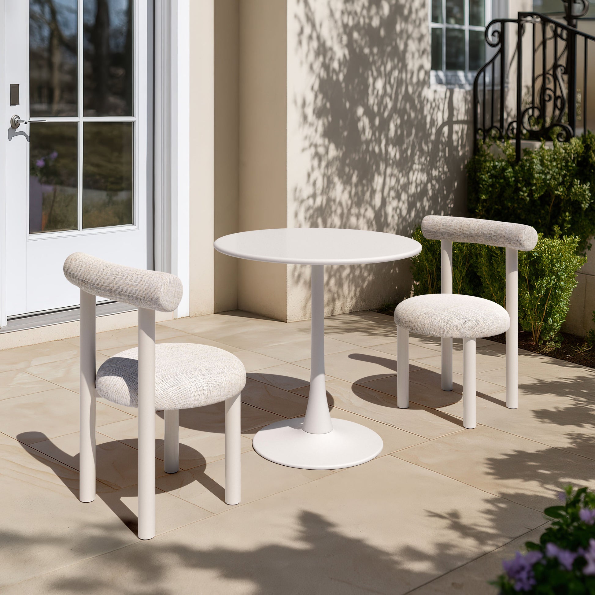 Ceres Beige Outdoor Dining Chair - Ornate Home