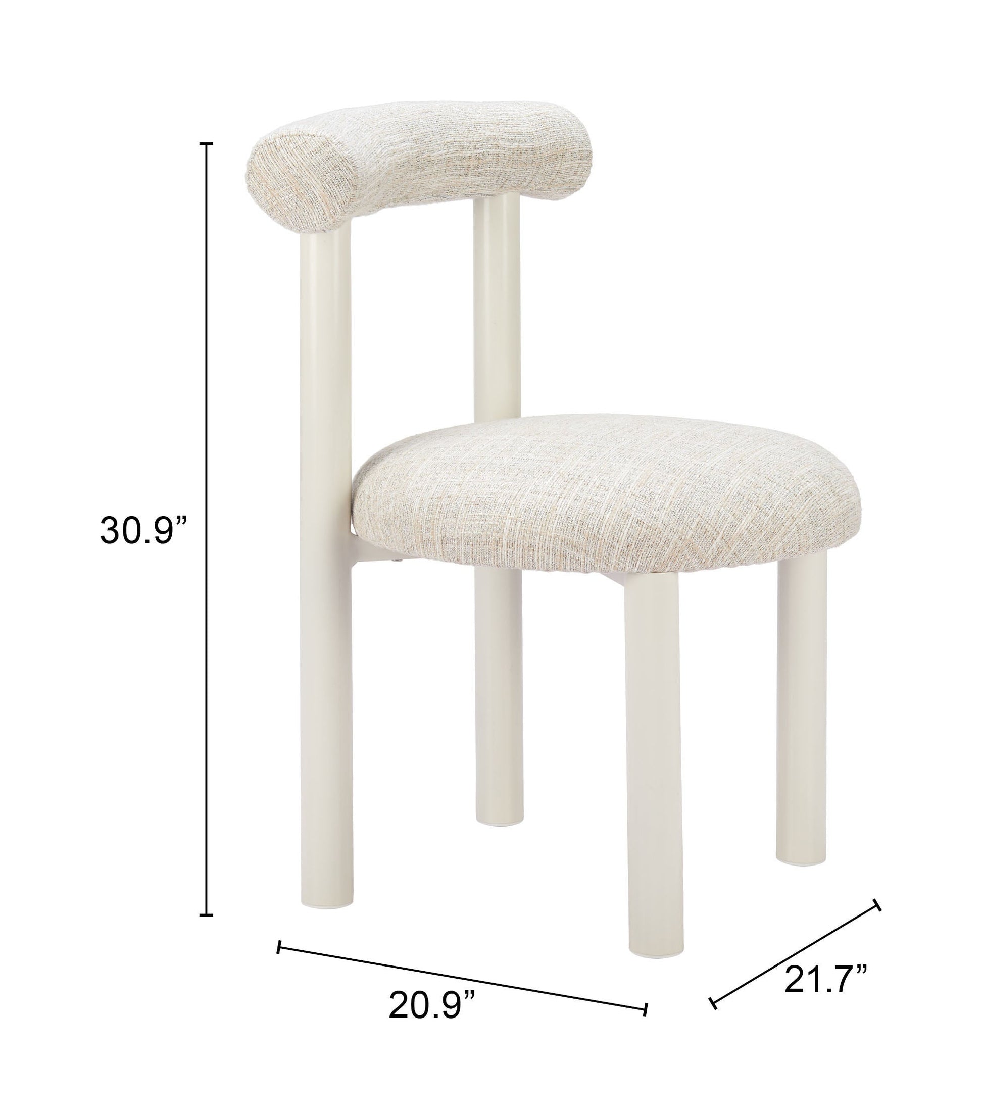 Ceres Beige Outdoor Dining Chair - Ornate Home
