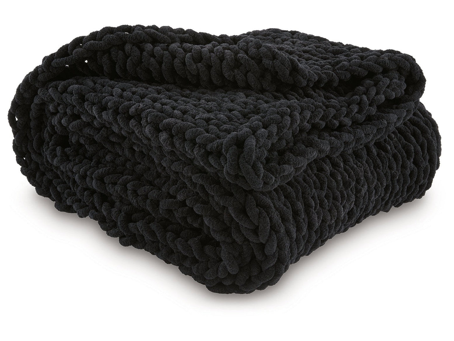 Chaddon Black Throw- Viva Furn
