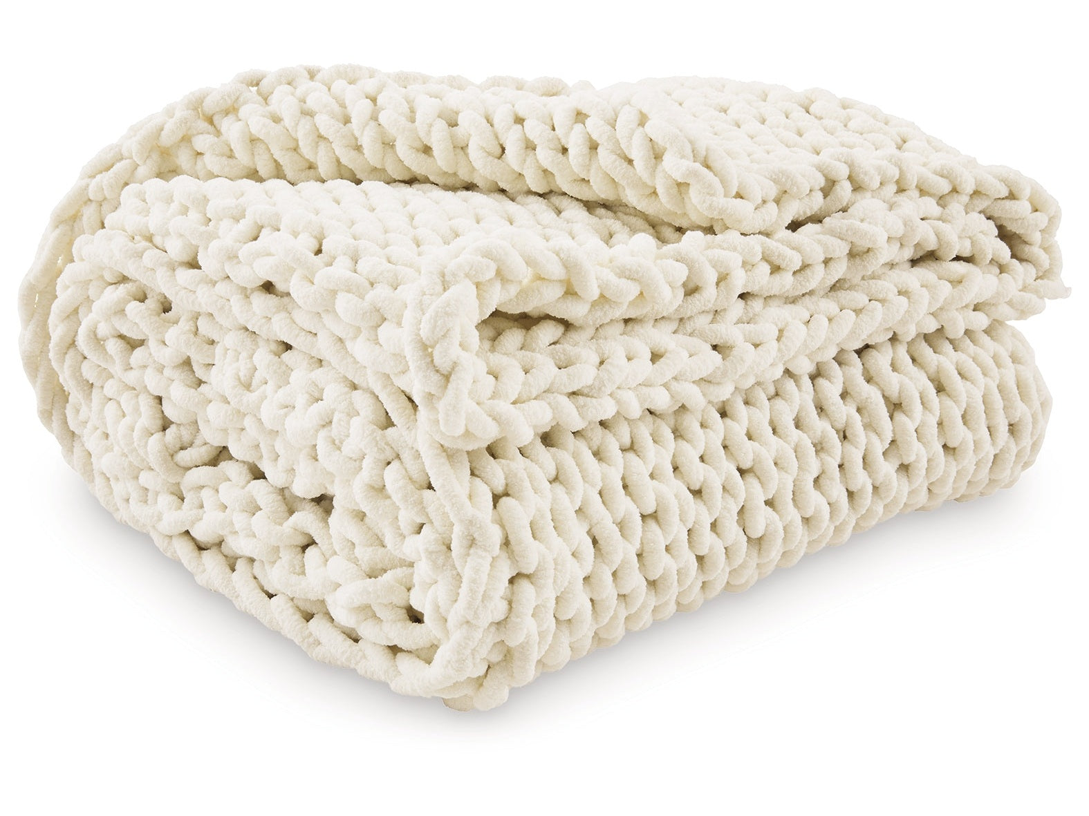 Chaddon Ivory Throw- Viva Furn