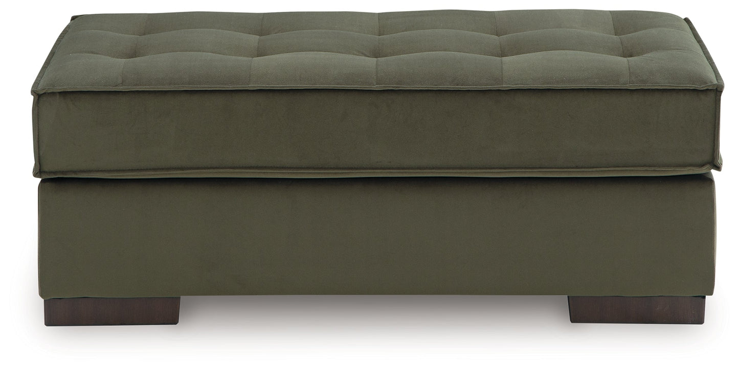 Chalcombe Olive Oversized Accent Ottoman- Viva Furn