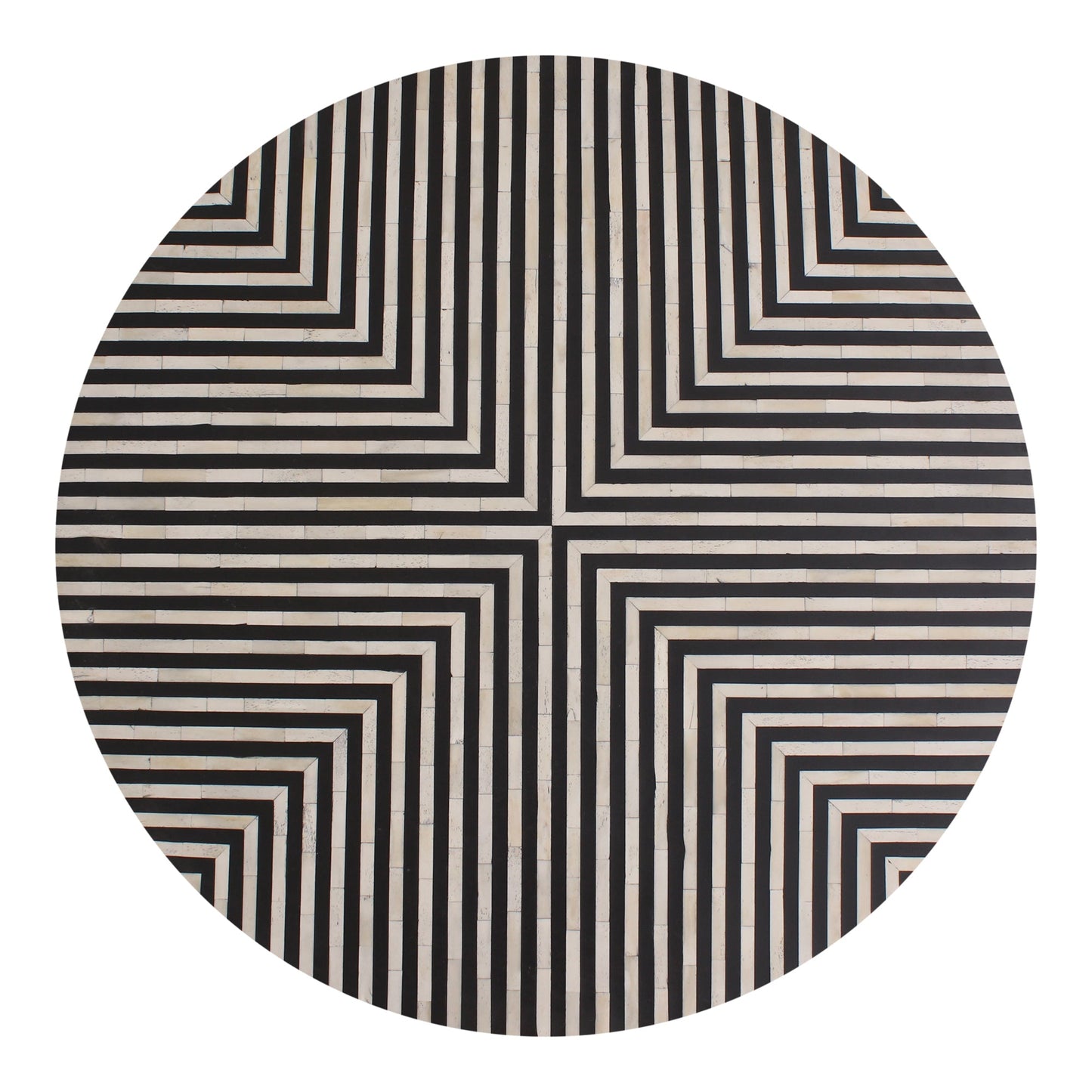 Chameau Black/White Small Coffee Table - Ornate Home