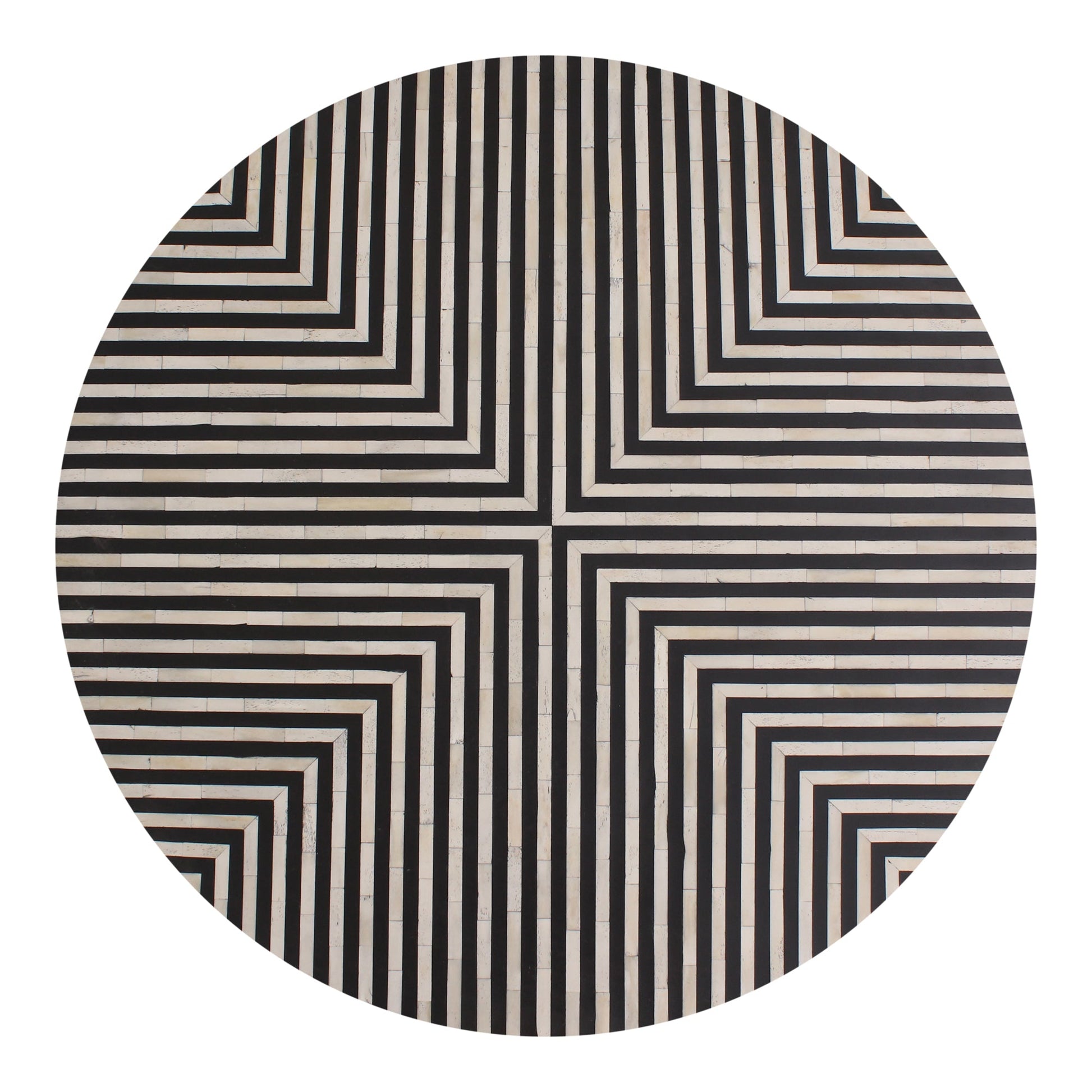 Chameau Black/White Small Coffee Table - Ornate Home