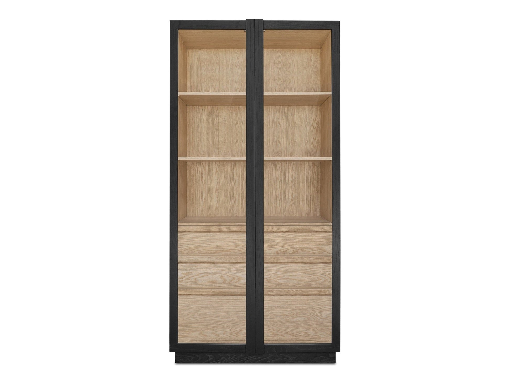 Charlotte Black Tall Cabinet - Ornate Home