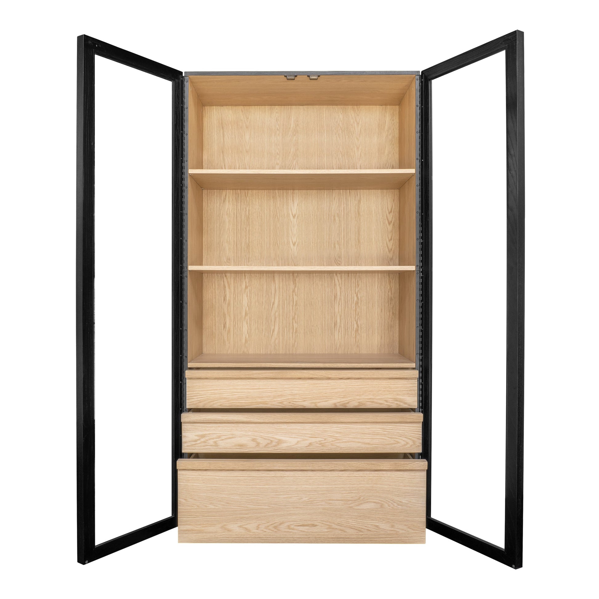 Charlotte Black Tall Cabinet - Ornate Home