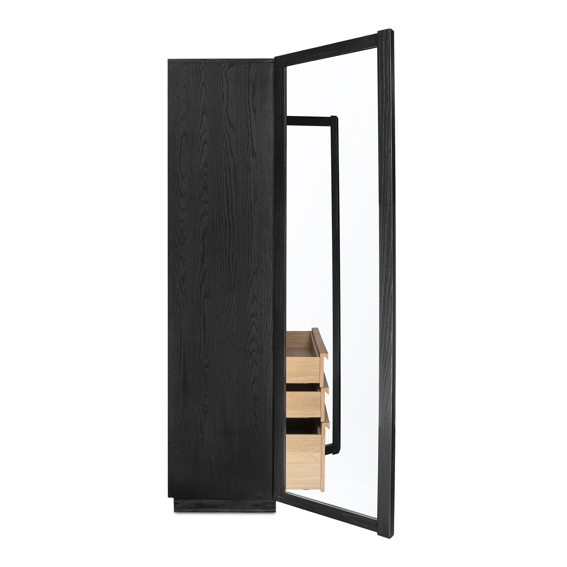 Charlotte Black Tall Cabinet - Ornate Home