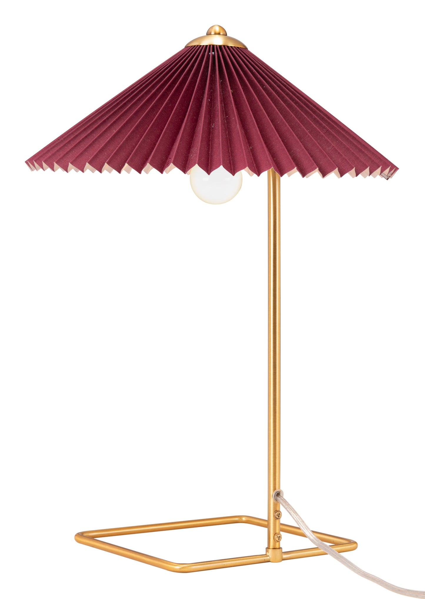 Charo Red & Gold Table Lamp - Ornate Home