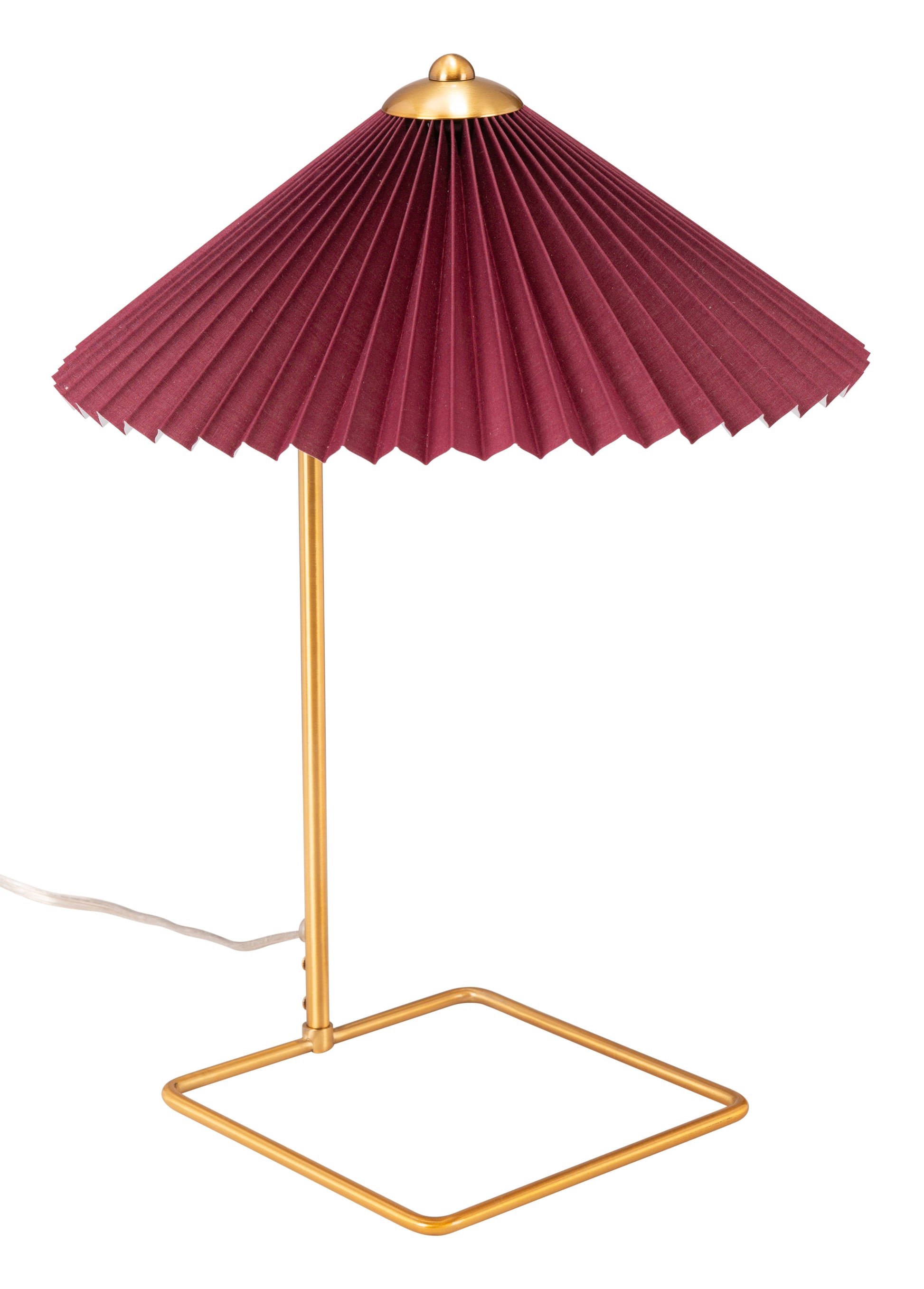 Charo Red & Gold Table Lamp - Ornate Home