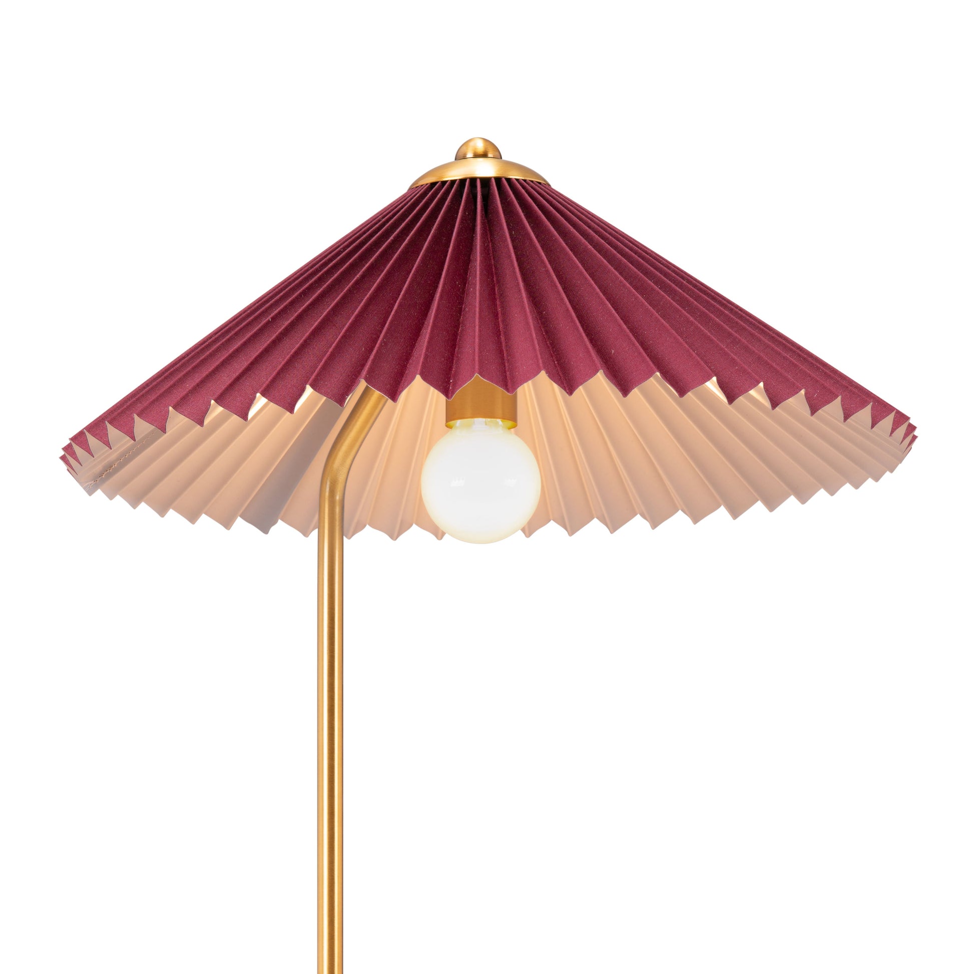 Charo Red & Gold Table Lamp - Ornate Home