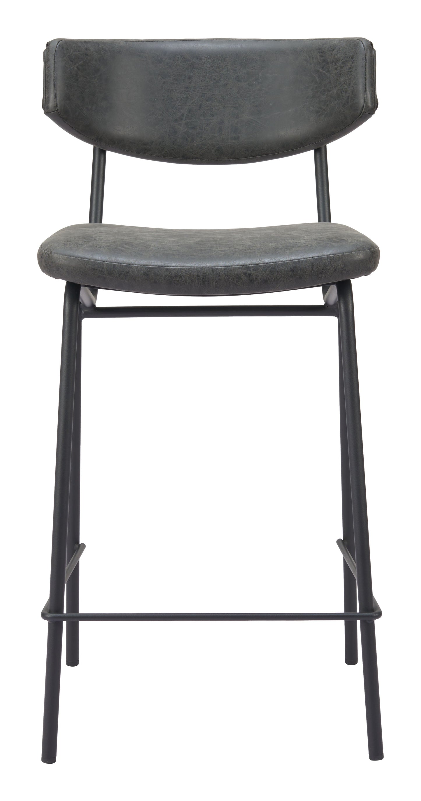 Charon Vintage Black Counter Stool (Set of 2) - Ornate Home