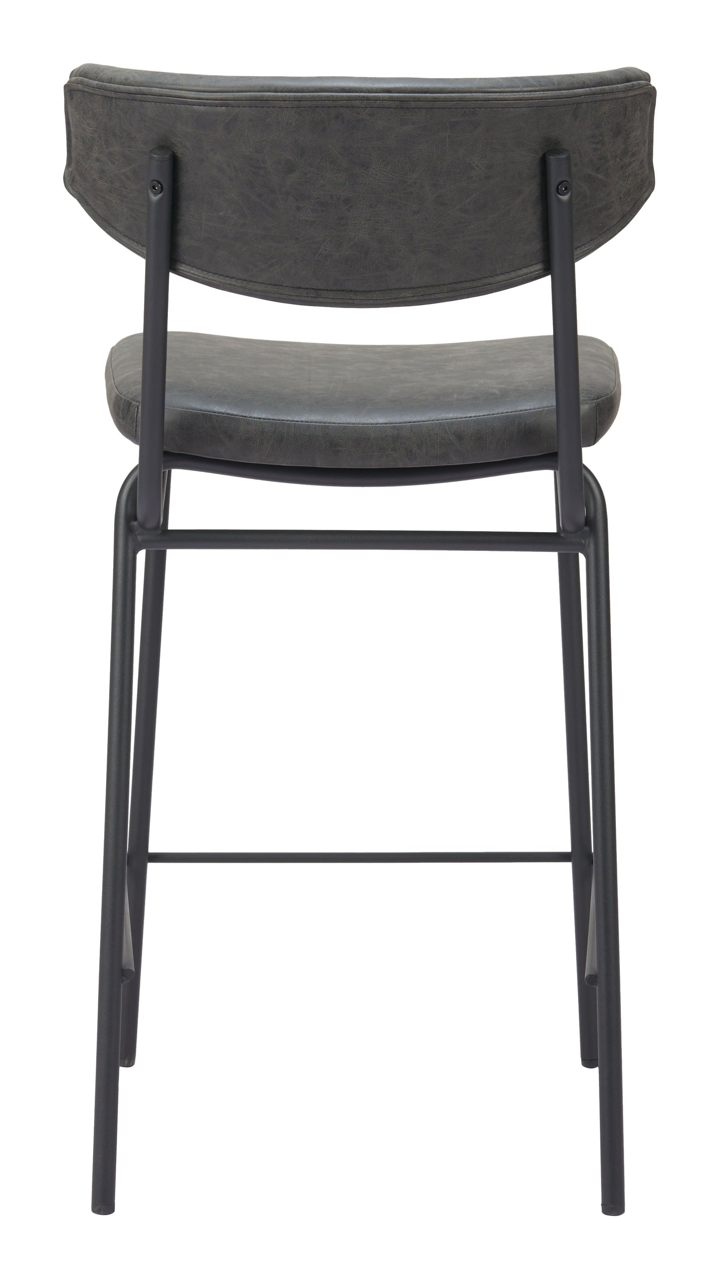 Charon Vintage Black Counter Stool (Set of 2) - Ornate Home