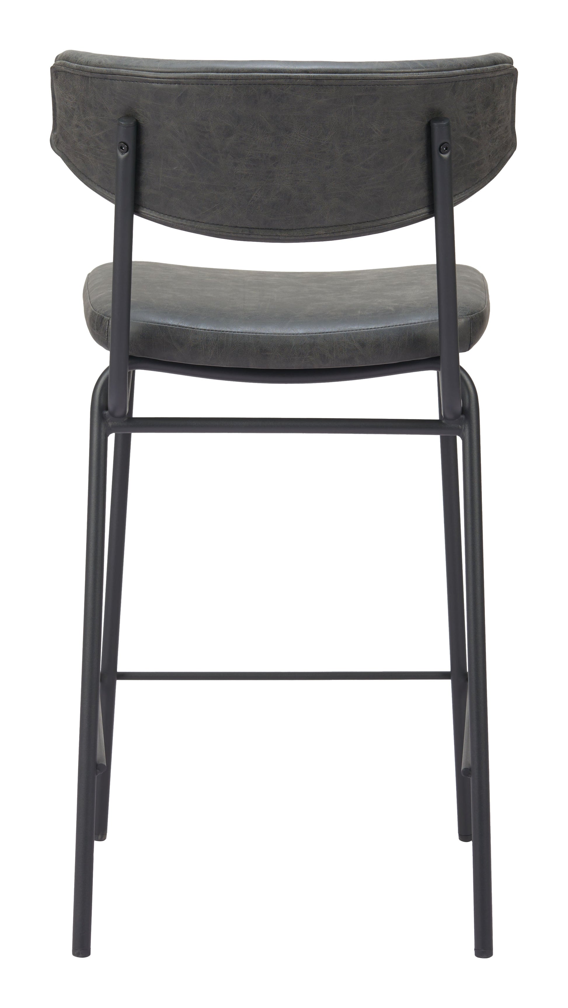 Charon Vintage Black Counter Stool (Set of 2) - Ornate Home