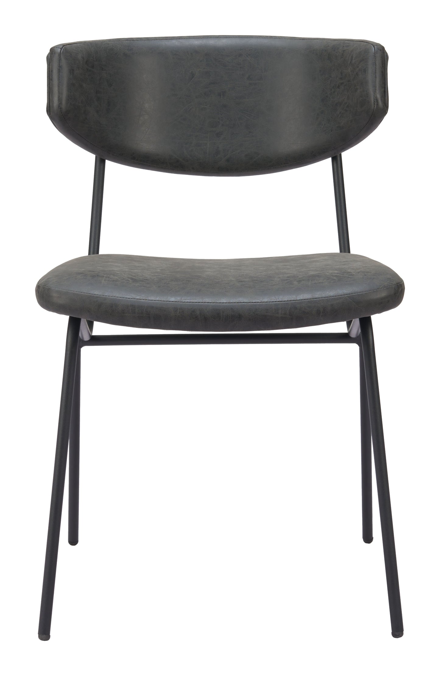 Charon Vintage Black Dining Chair (Set of 2) - Ornate Home
