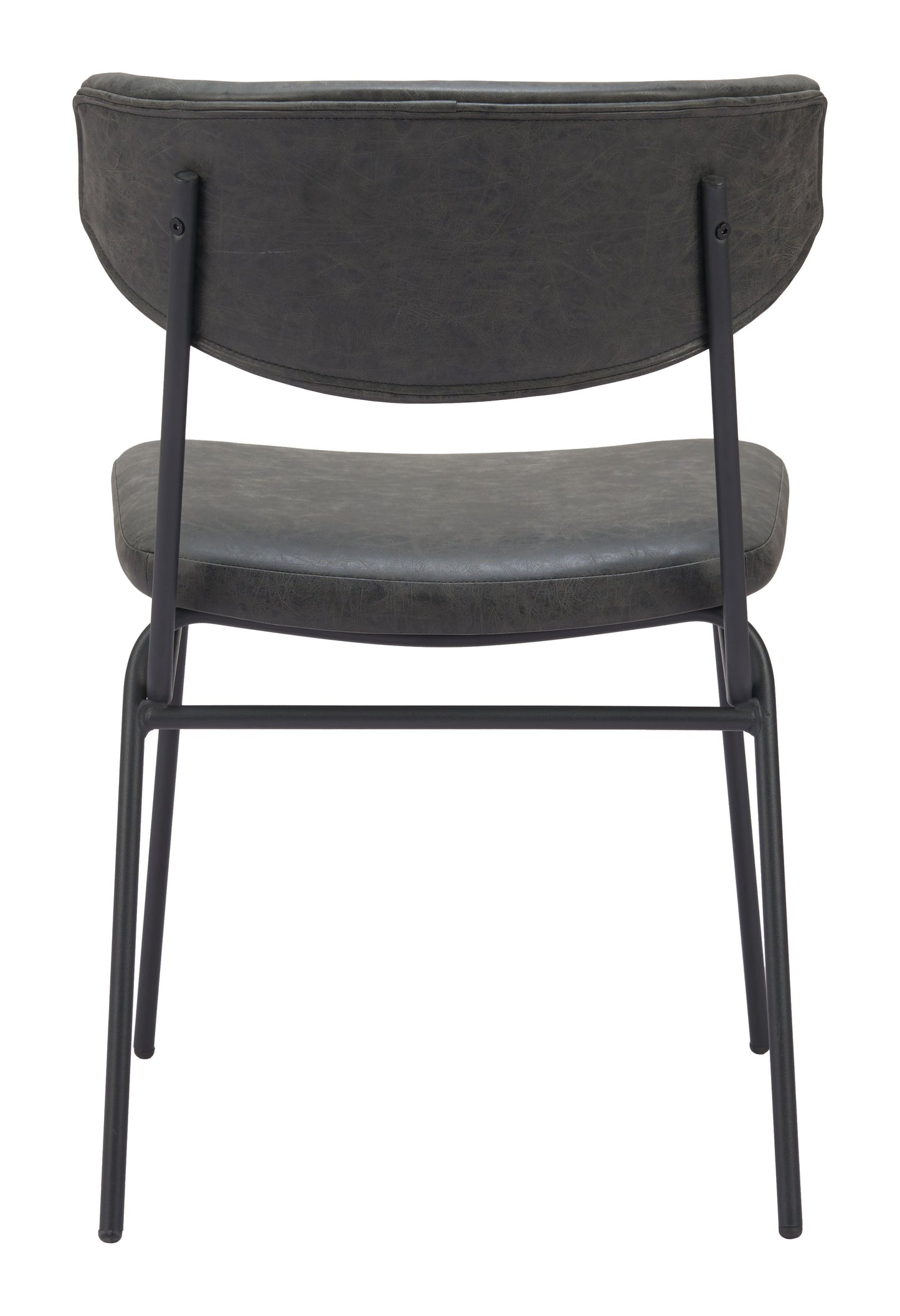 Charon Vintage Black Dining Chair (Set of 2) - Ornate Home