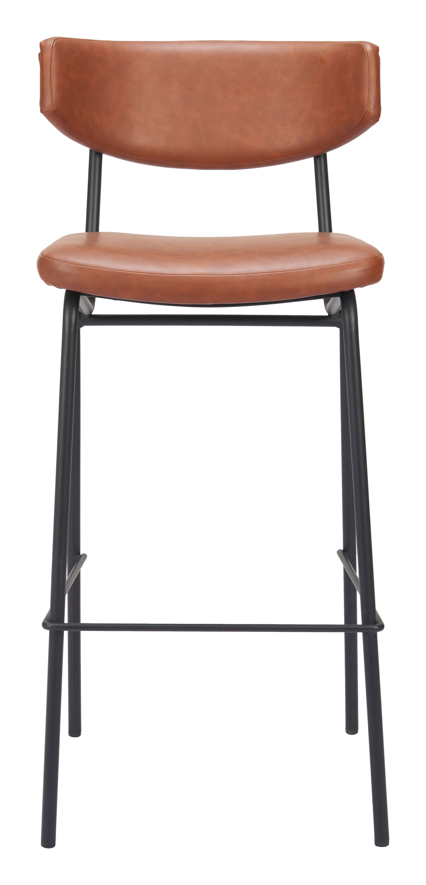 Charon Vintage Brown Barstool (Set of 2) - Ornate Home